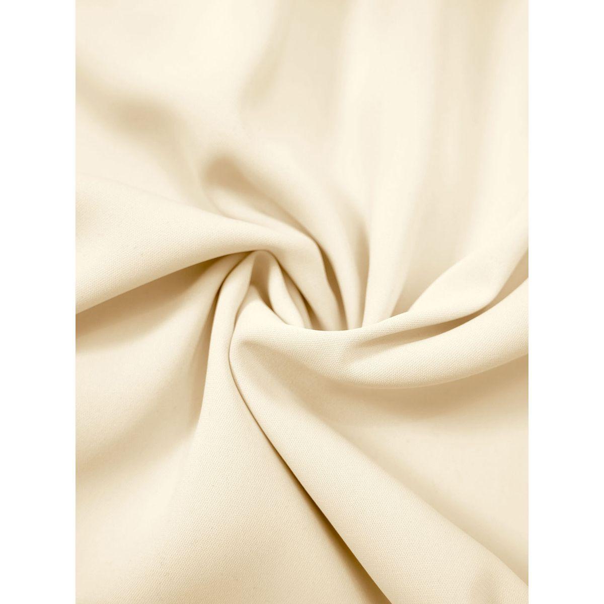 Styli Beige Solid Short Sleeve Layered Hem Mini Dress-women-clothing-dresses-image-5