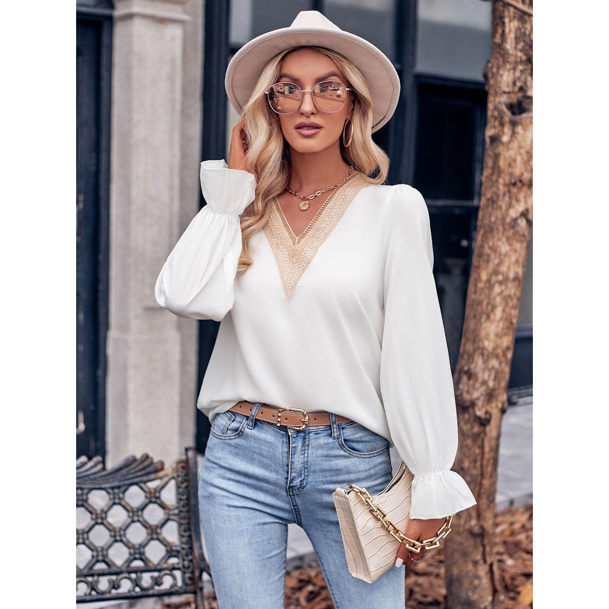 Styli Regular Fit Embroidered Neck Top-women-clothing-shirtsandblouses-blouses-image-1