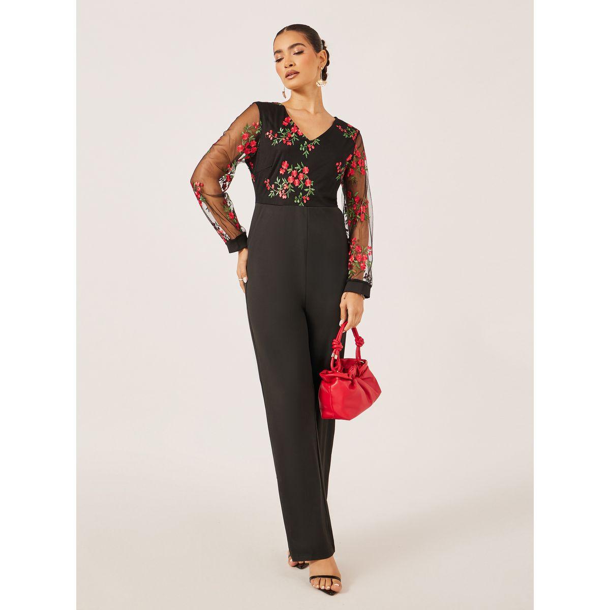 جمبسوت بأرجل واسعة وتفاصيل مُطرّزة-women-clothing-jumpsuits-image-2