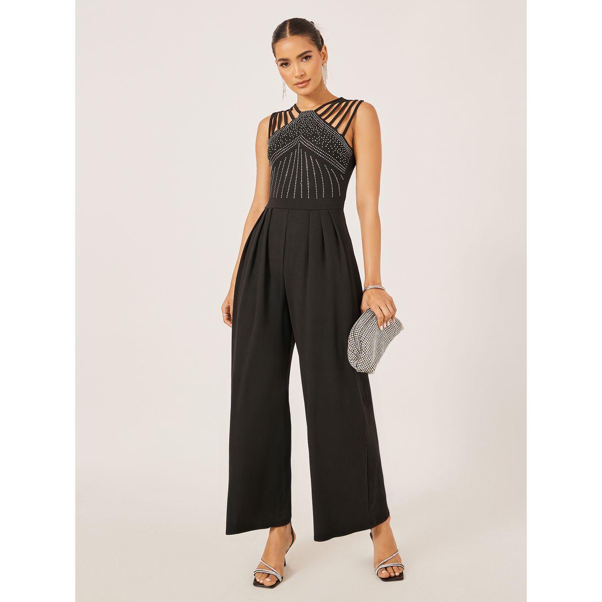 جمبسوت منمق بأرجل واسعة-women-clothing-jumpsuits-image-1