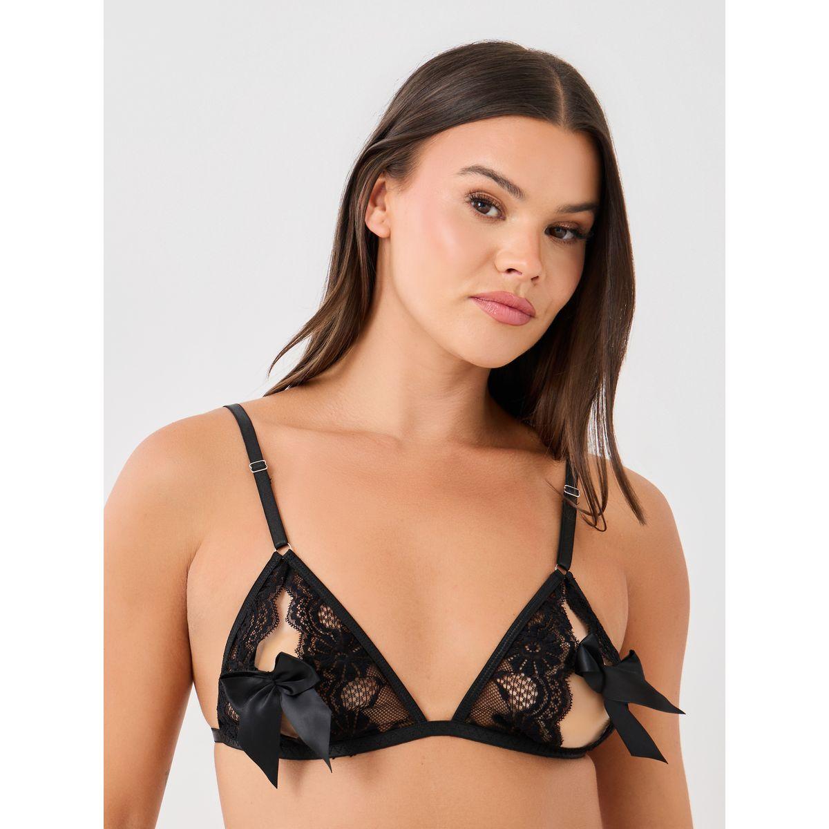 Styli Lace Bow Bra, Briefs and Stocking Set-women-clothing-lingerie-lingeriesets-image-3
