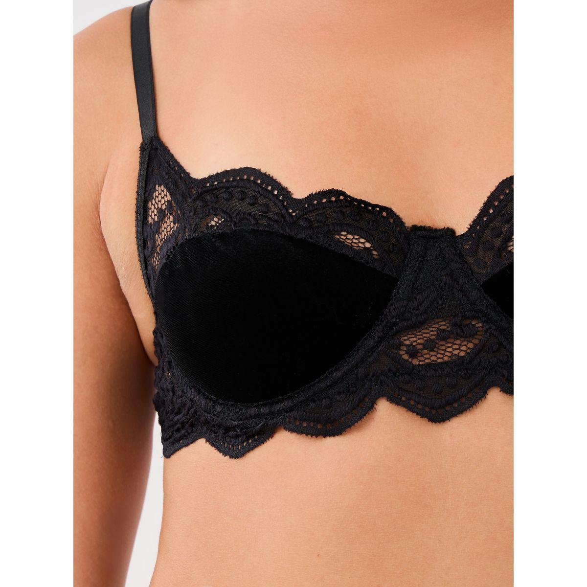Styli Lace Cut and Sew Panel Non-Padded Wired Bra and Briefs Set-women-clothing-lingerie-lingeriesets-image-3