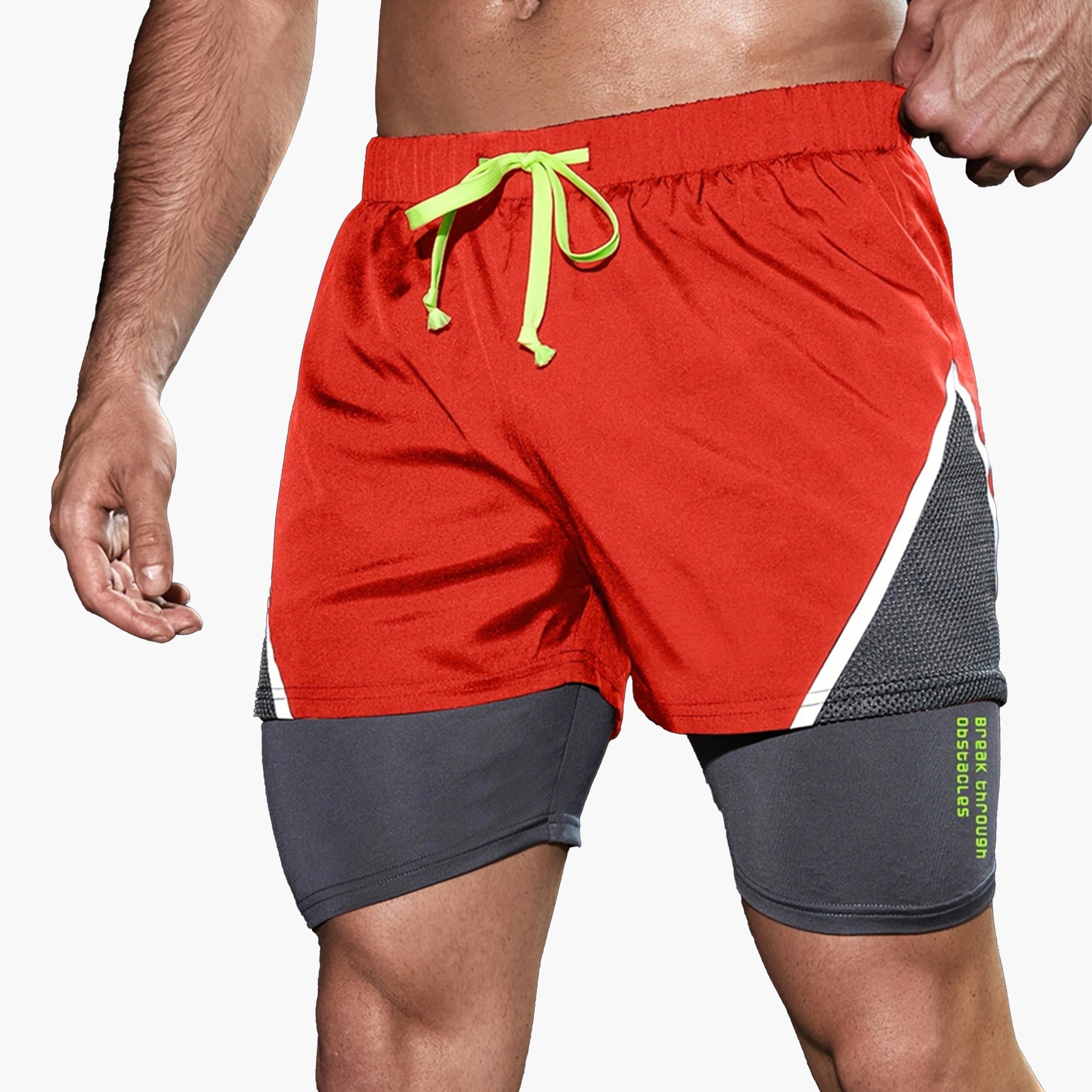Take Two Color Block Drawstring Shorts with Phone Pocket-men-clothing-sportswearandactivewear-bottoms-shorts-image-1