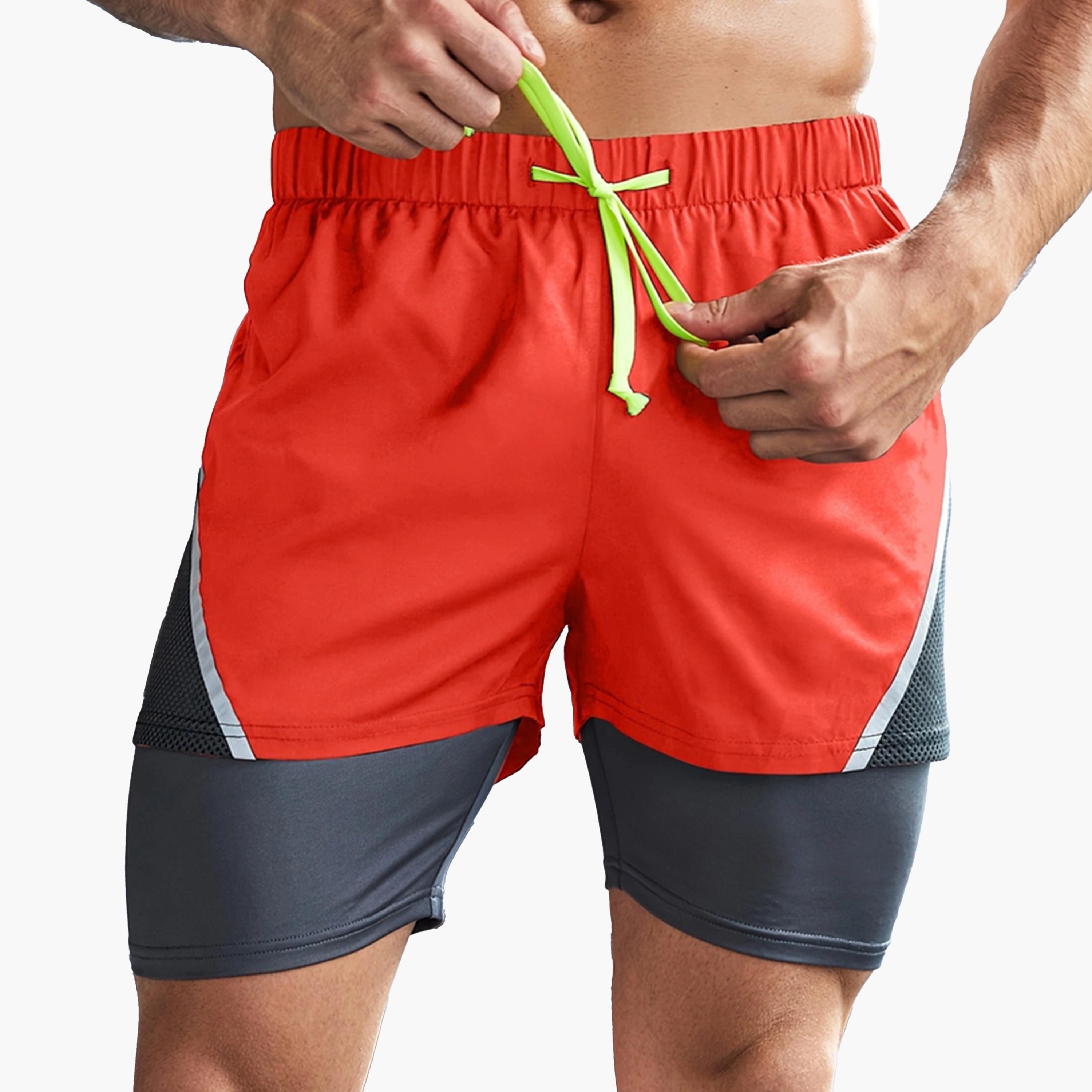 Take Two Color Block Drawstring Shorts with Phone Pocket-men-clothing-sportswearandactivewear-bottoms-shorts-image-2