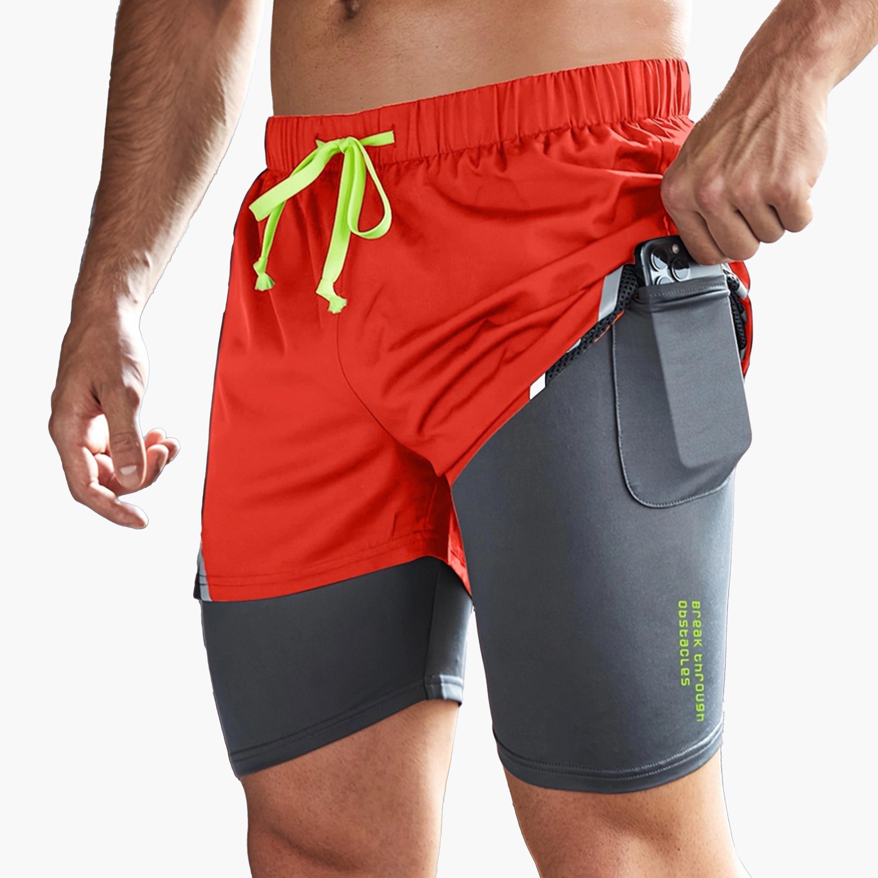 Take Two Color Block Drawstring Shorts with Phone Pocket-men-clothing-sportswearandactivewear-bottoms-shorts-image-4