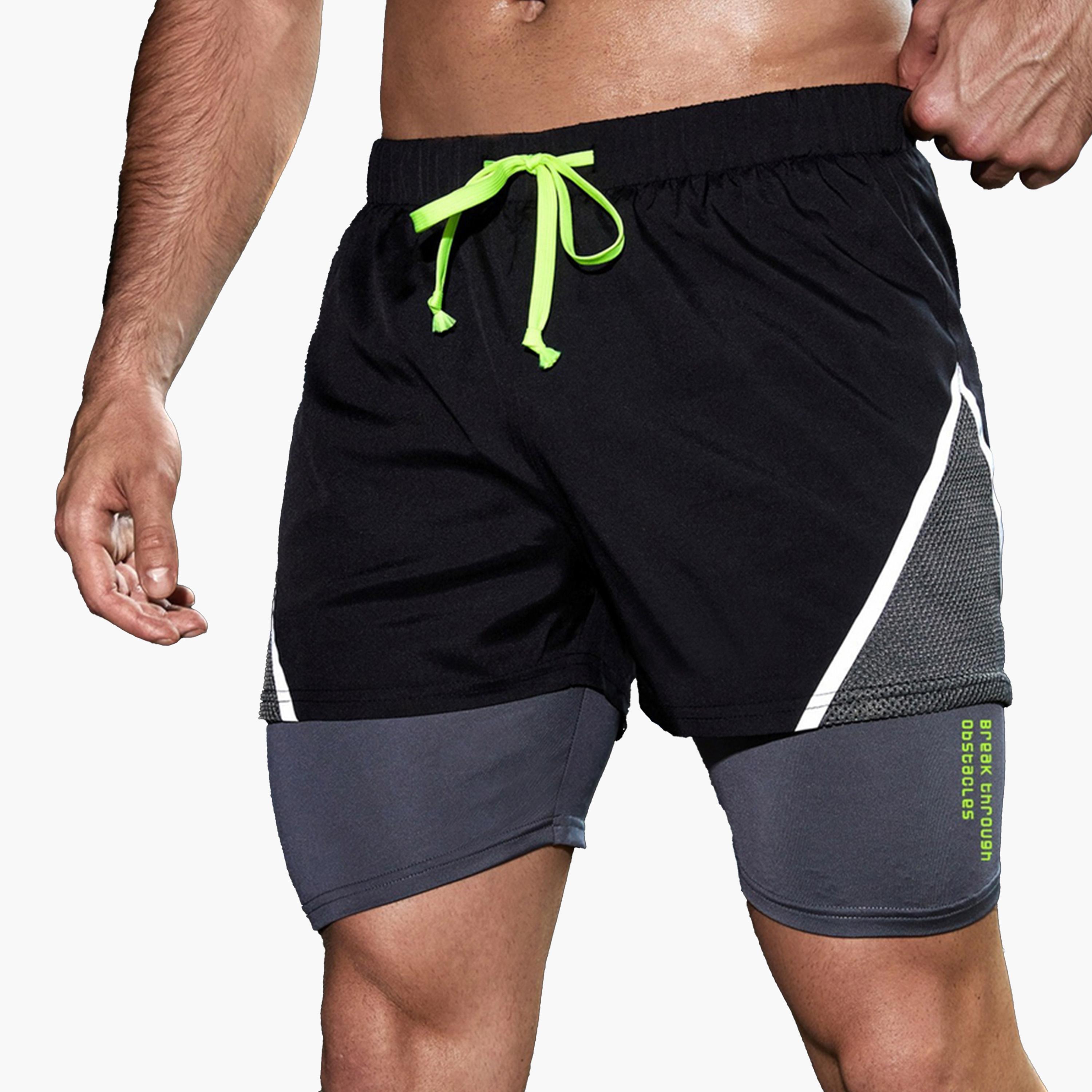 شورت بنمط كتل الالوان مع جيب للجوال-men-clothing-sportswearandactivewear-bottoms-shorts-image-2