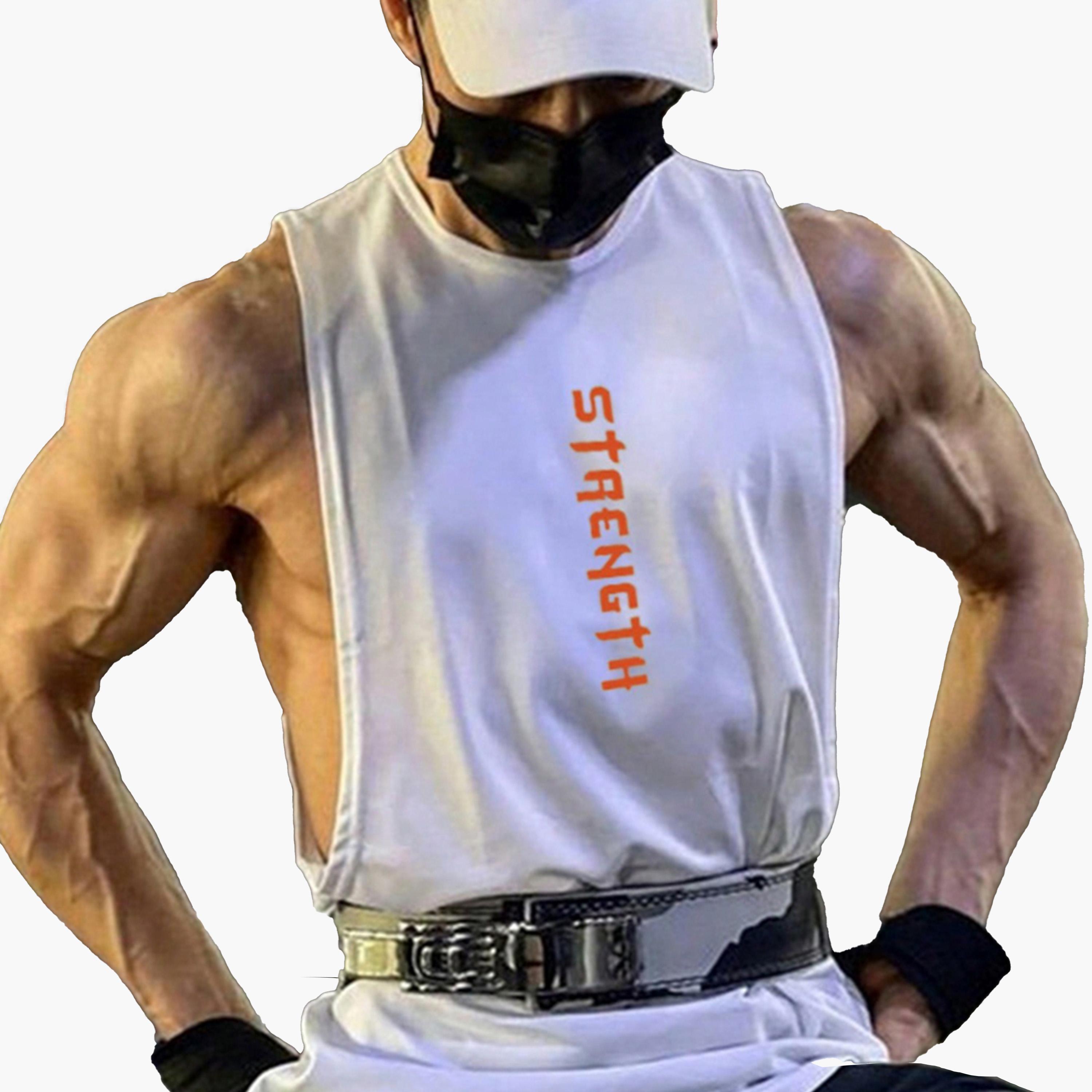 Take Two Typography Print Round Neck Tank Top-men-clothing-sportswearandactivewear-tshirtsandpolos-image-3