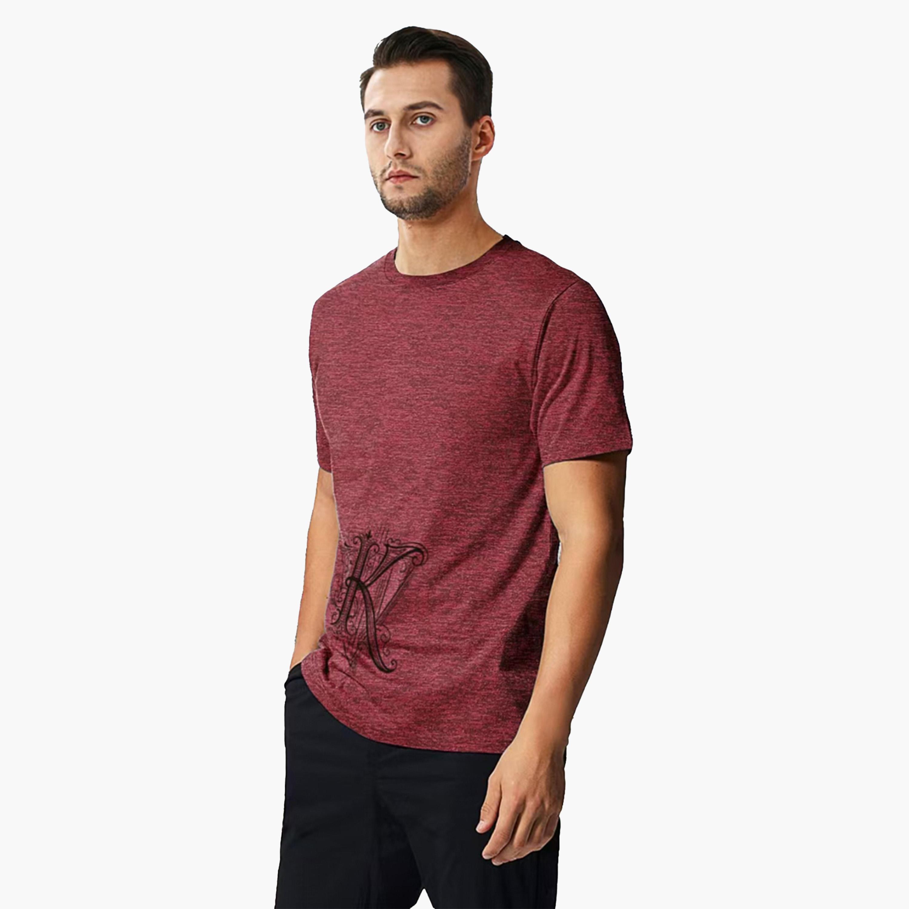 Take Two Letter Graphic Print Short Sleeve T-Shirt-men-clothing-tshirtsandpolos-tshirts-image-3