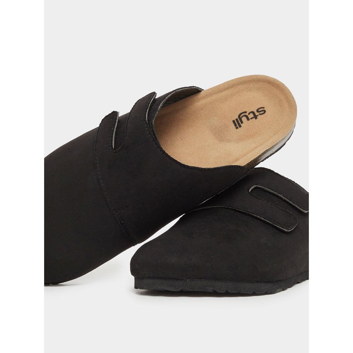 صندل كلوج سادة بشريط فيلكرو-men-shoes-sandals-image-3