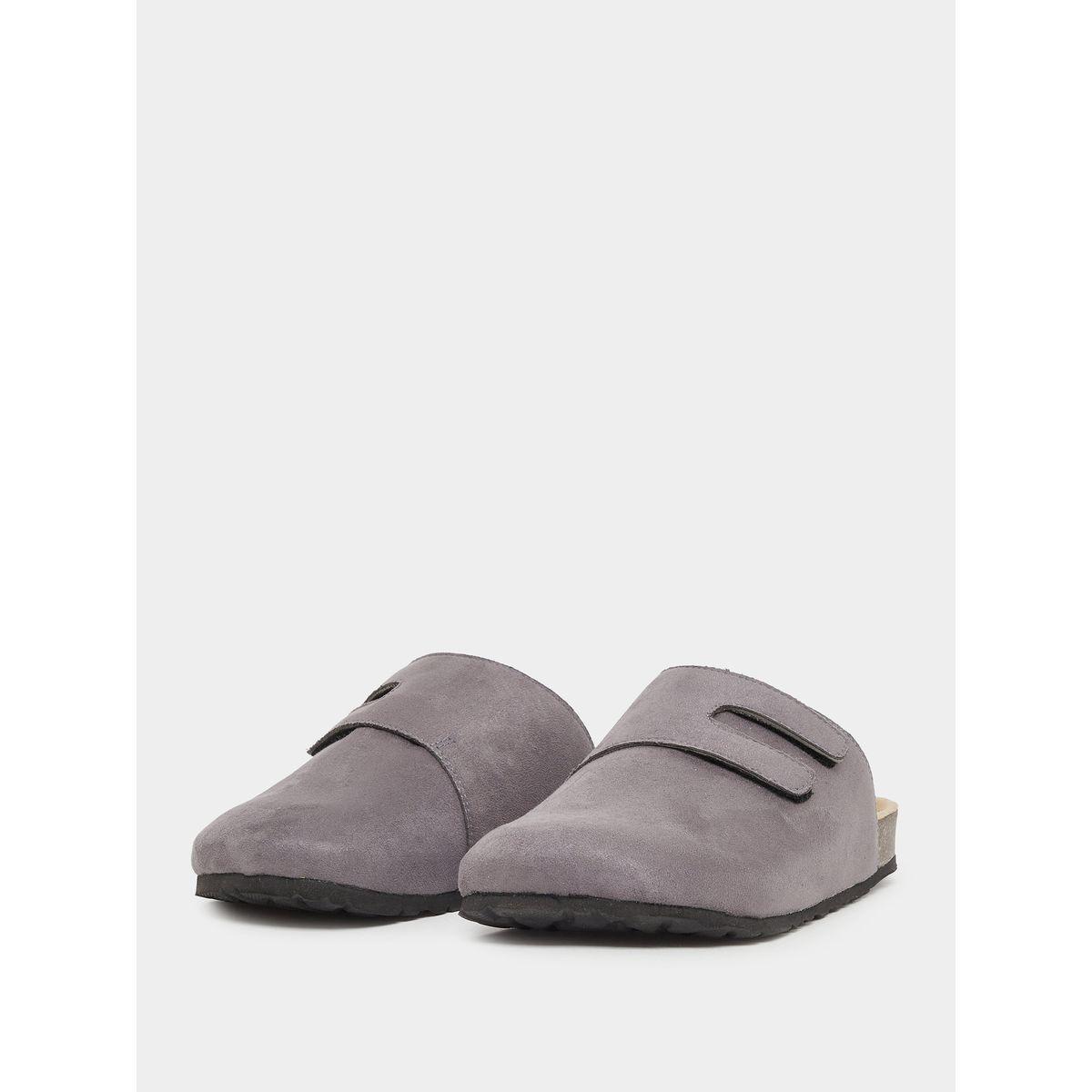 صندل كلوج سادة بشريط فيلكرو-men-shoes-sandals-image-2