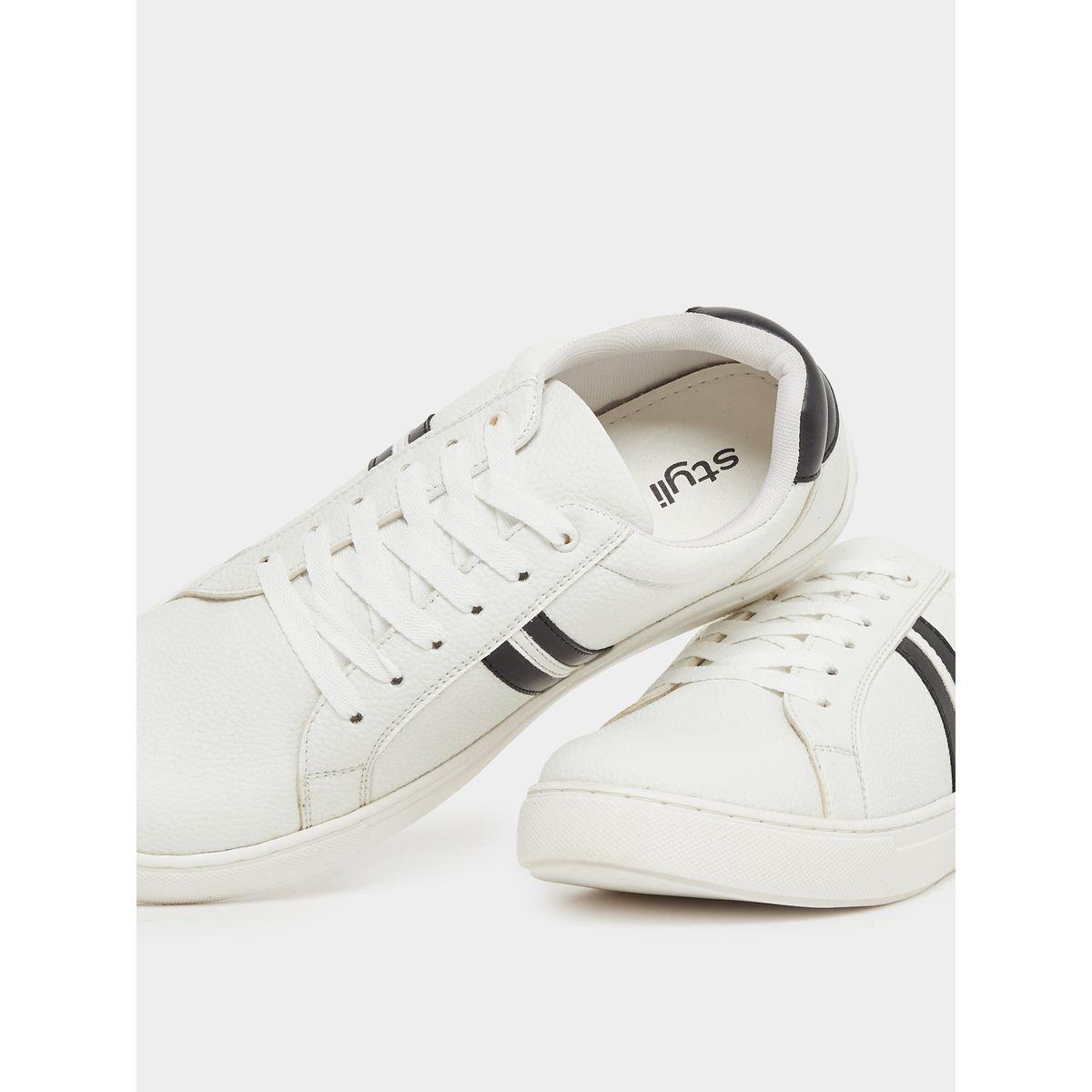 Styli Twin Stripe Lace Up Court Sneakers-men-shoes-sneakers-image-3