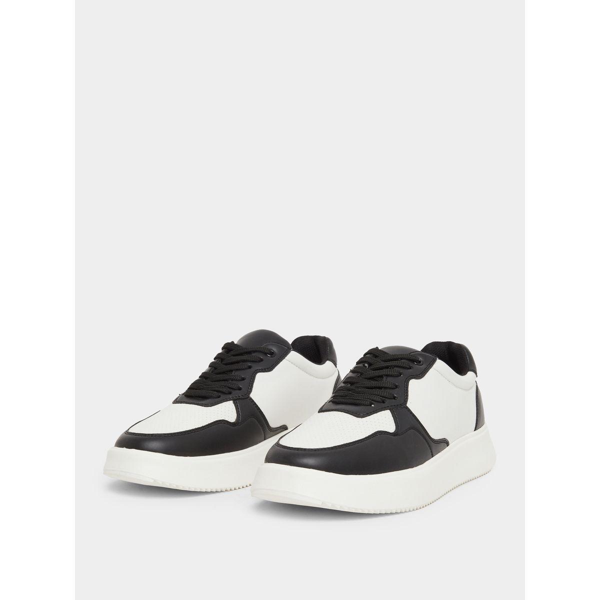 حذاء سنيكرز بنمط كتل الألوان مع أربطة-men-shoes-sneakers-image-2