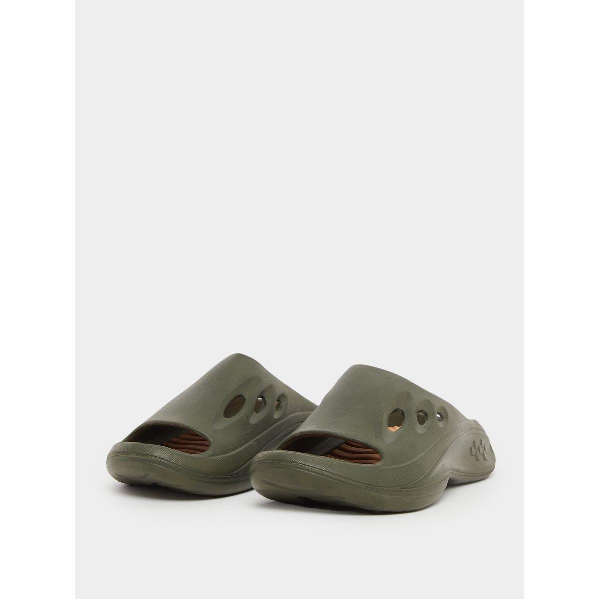 Styli Plain Cut Out Chunky Slides-men-shoes-flipflopsandslides-image-2