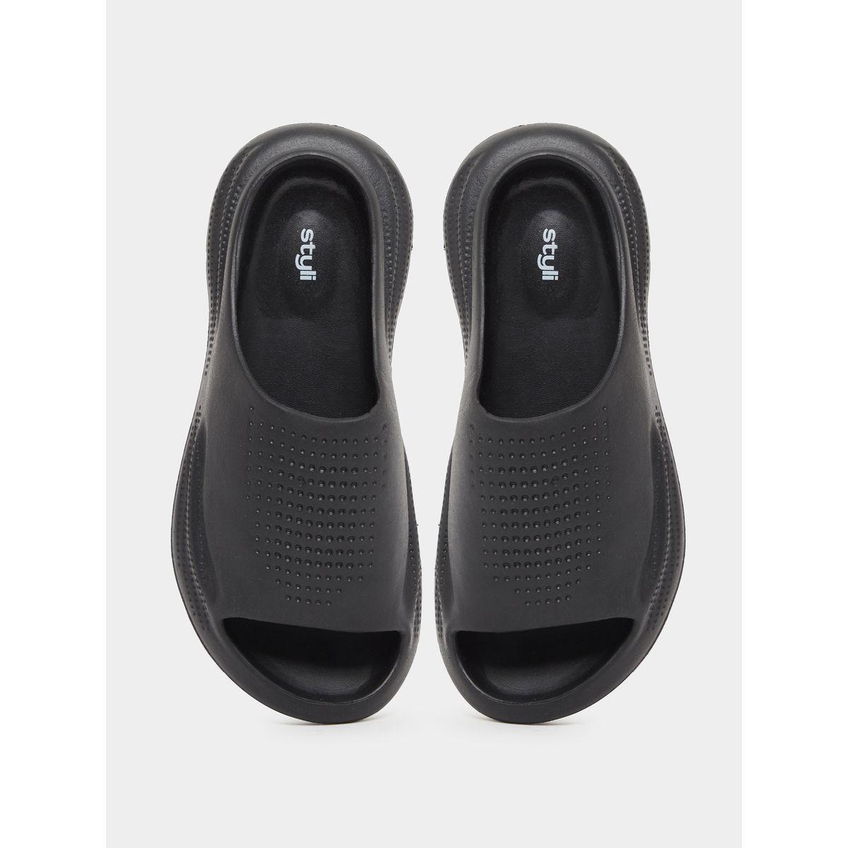 Styli Perforated Open Toe Slip-On Slides-men-shoes-flipflopsandslides-image-5