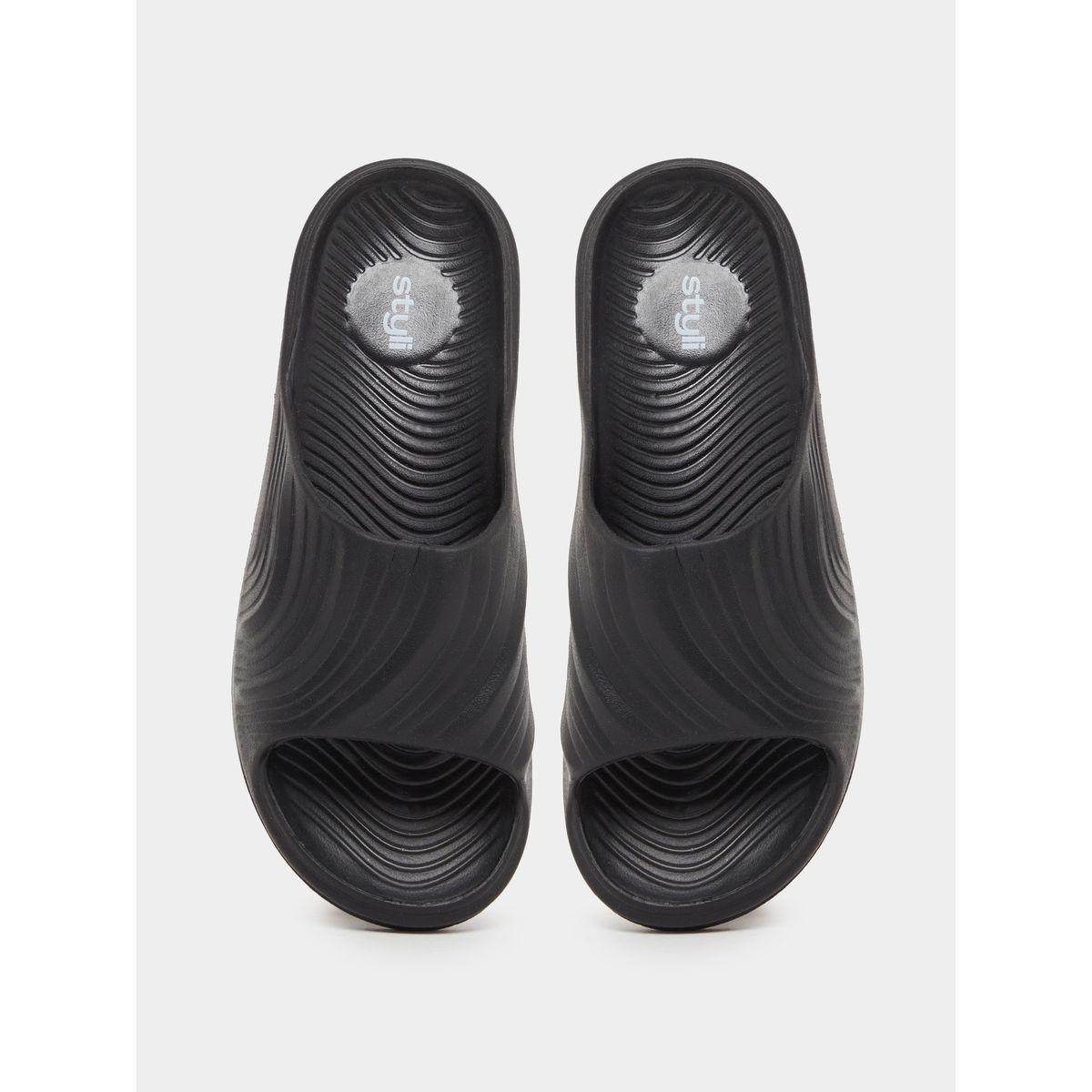 Styli Abstract Textured Open Toe Slip-On Slides-men-shoes-flipflopsandslides-image-5