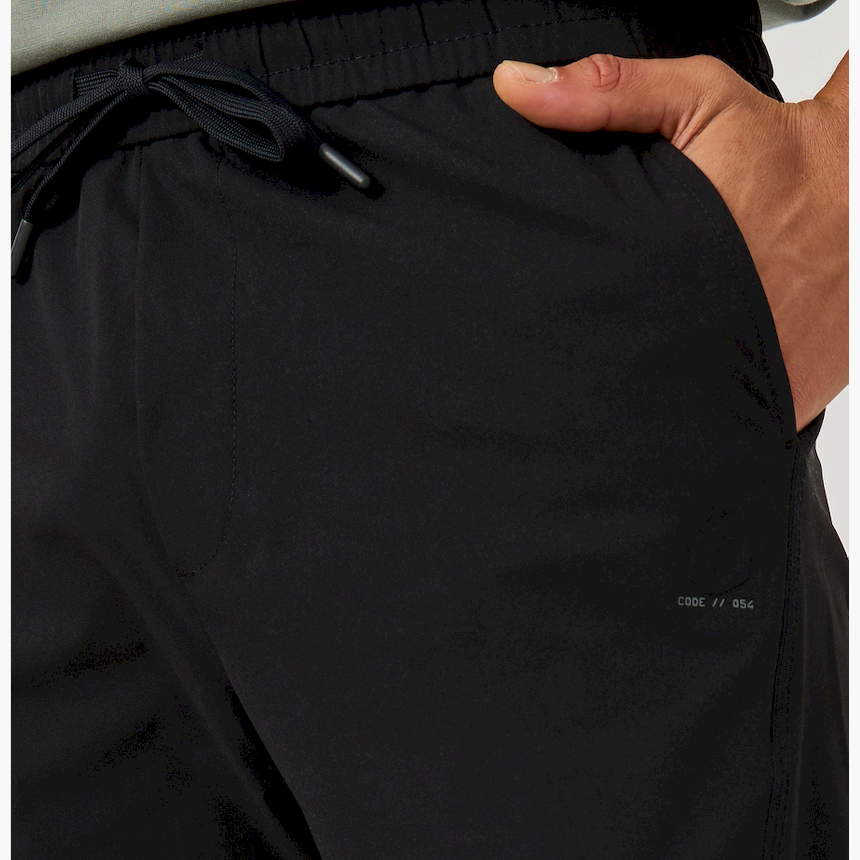 Fort Collins x Styli Solid Drawstring Waist Straight Leg Pants-men-clothing-bottoms-trousersandchinos-trousers-image-3