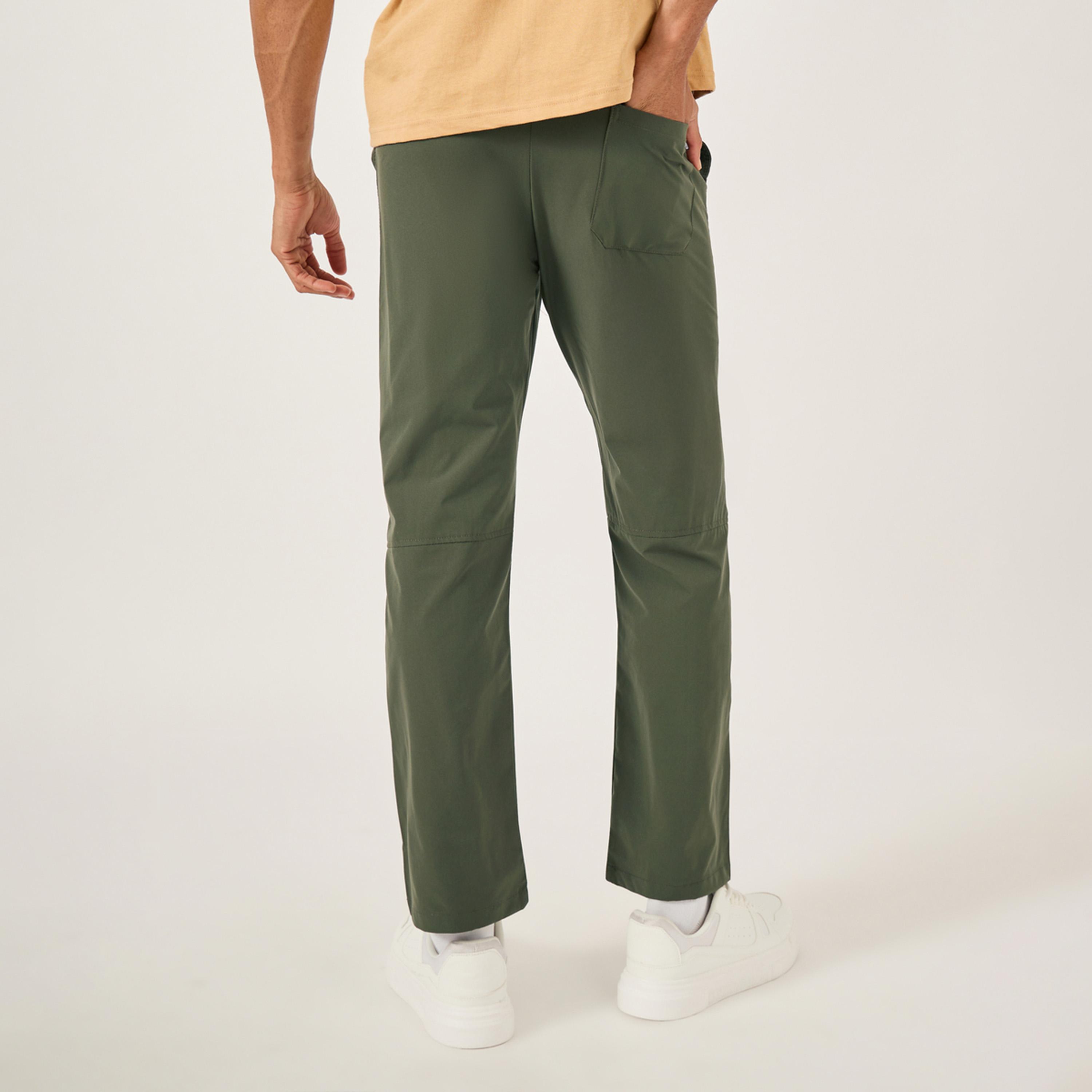 فورت كولينز × ستايلي - بنطال رجالي بقصة مستقيمة ورباط خصر-men-clothing-bottoms-joggers-image-4
