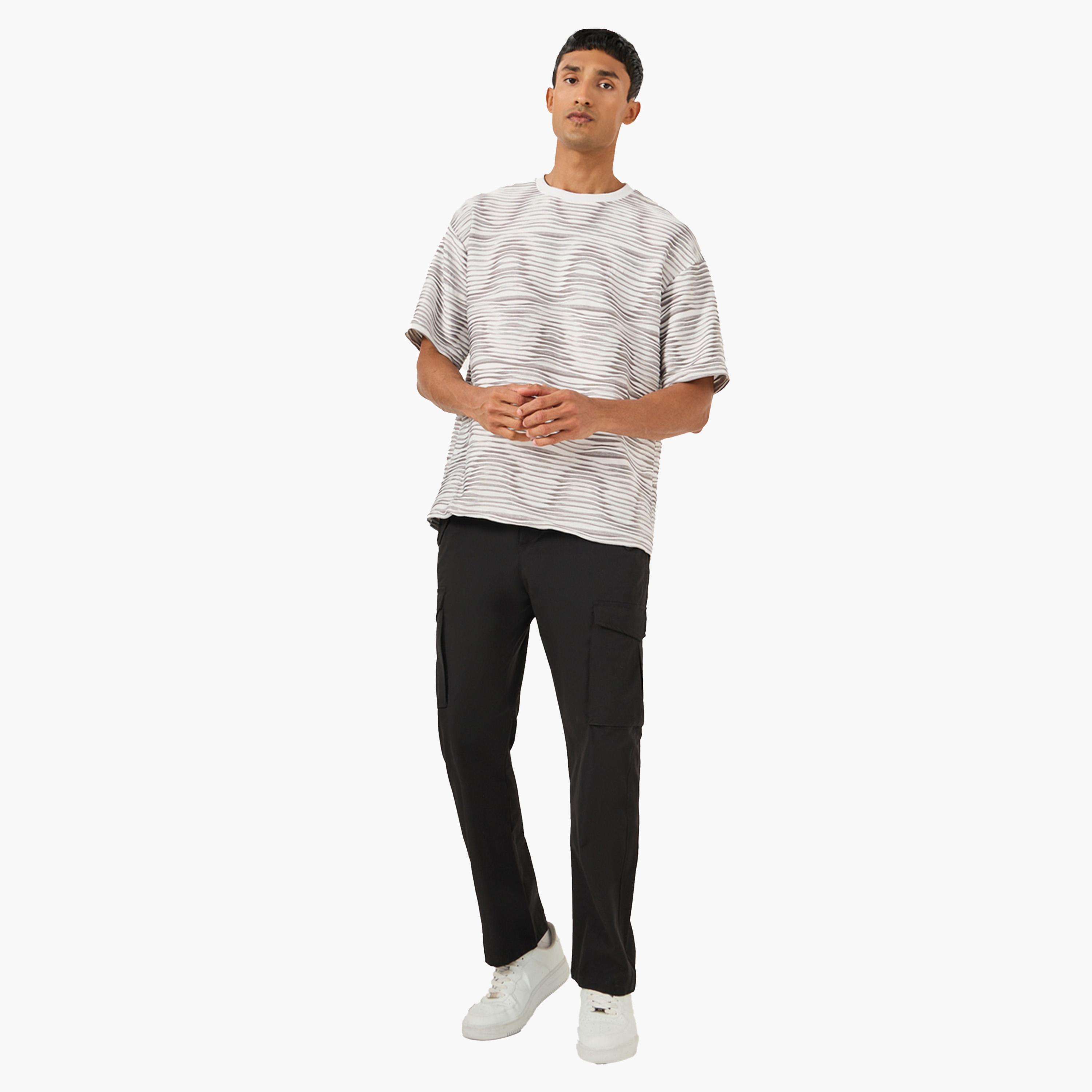فورت كولينز × ستايلي - بنطال رياضي بخصر متوسط الارتفاع بقصّة مستقيمة ورباط-men-clothing-bottoms-joggers-image-2