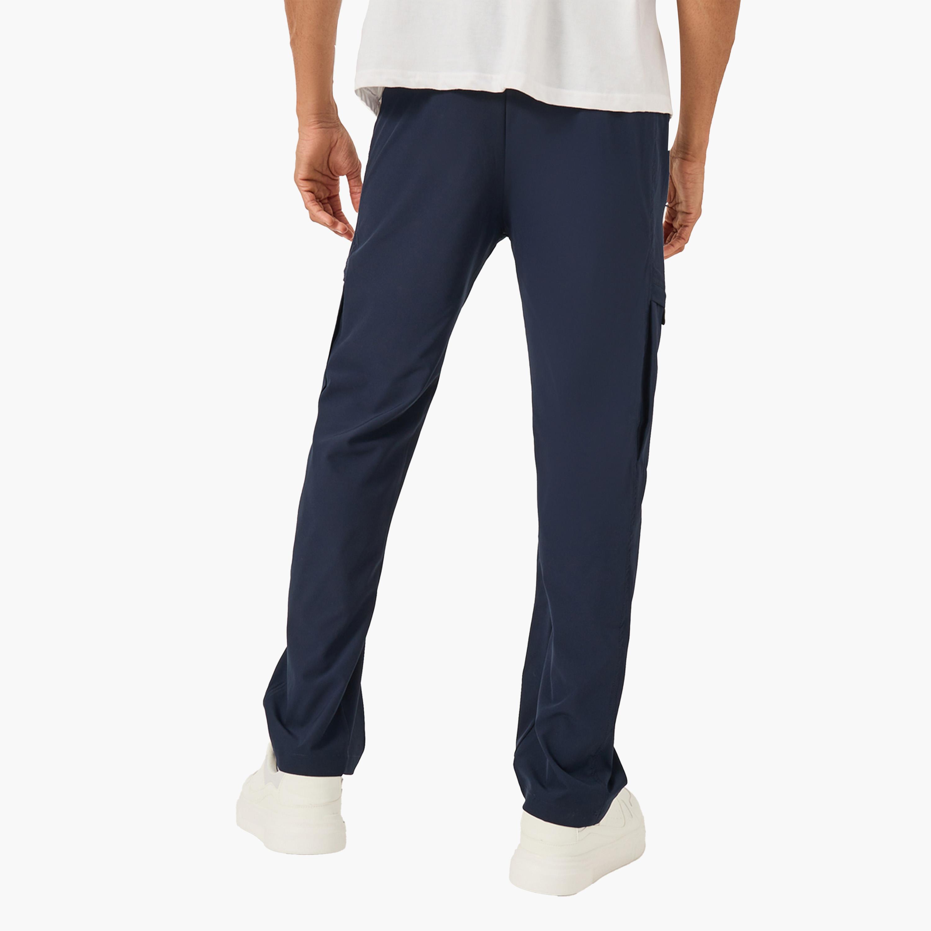 فورت كولينز × ستايلي - بنطال رياضي بخصر متوسط الارتفاع بقصّة مستقيمة ورباط-men-clothing-bottoms-joggers-image-4