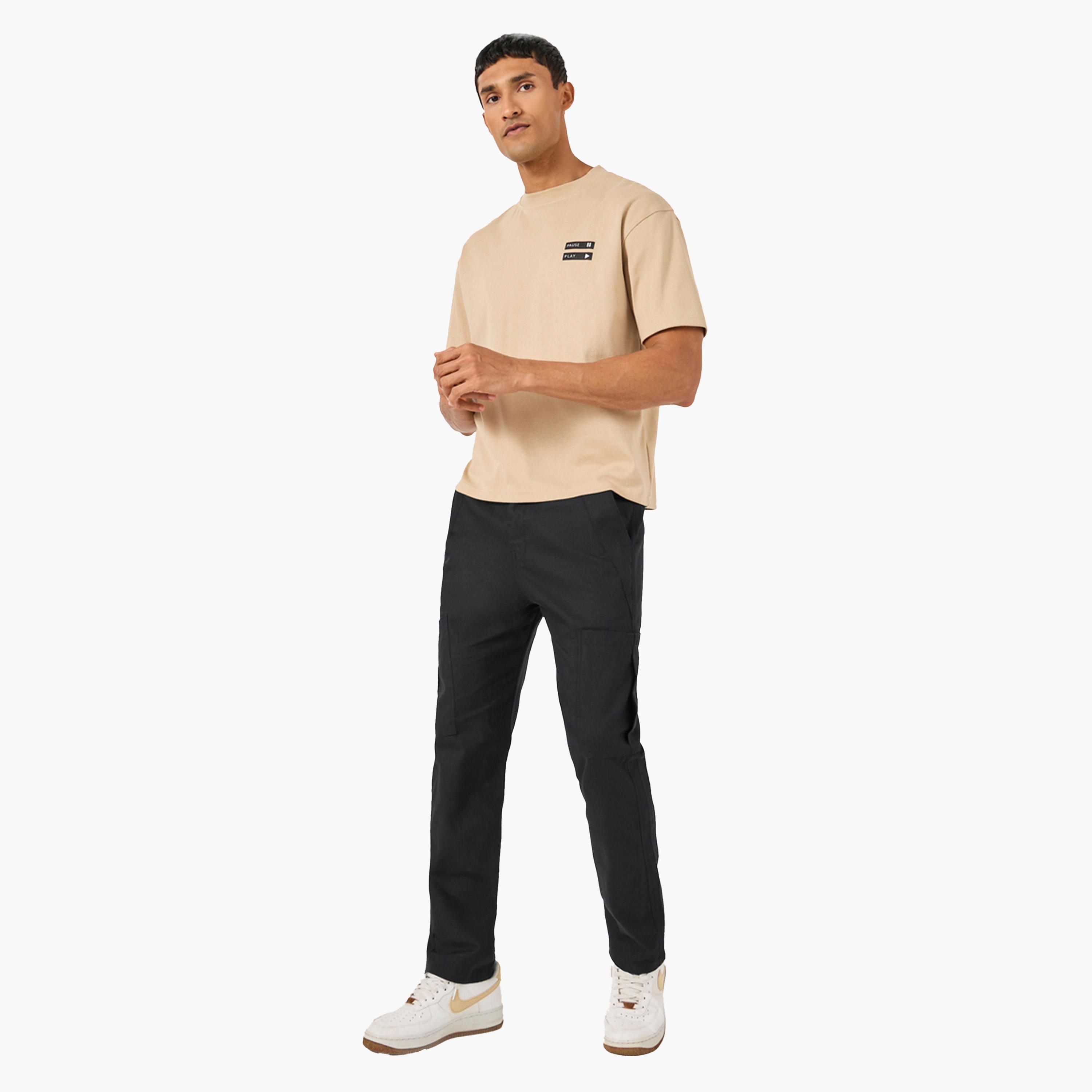 Fort Collins X Styli Mid Rise Straight Fit Track Pant with Drawstring-men-clothing-bottoms-joggers-image-2