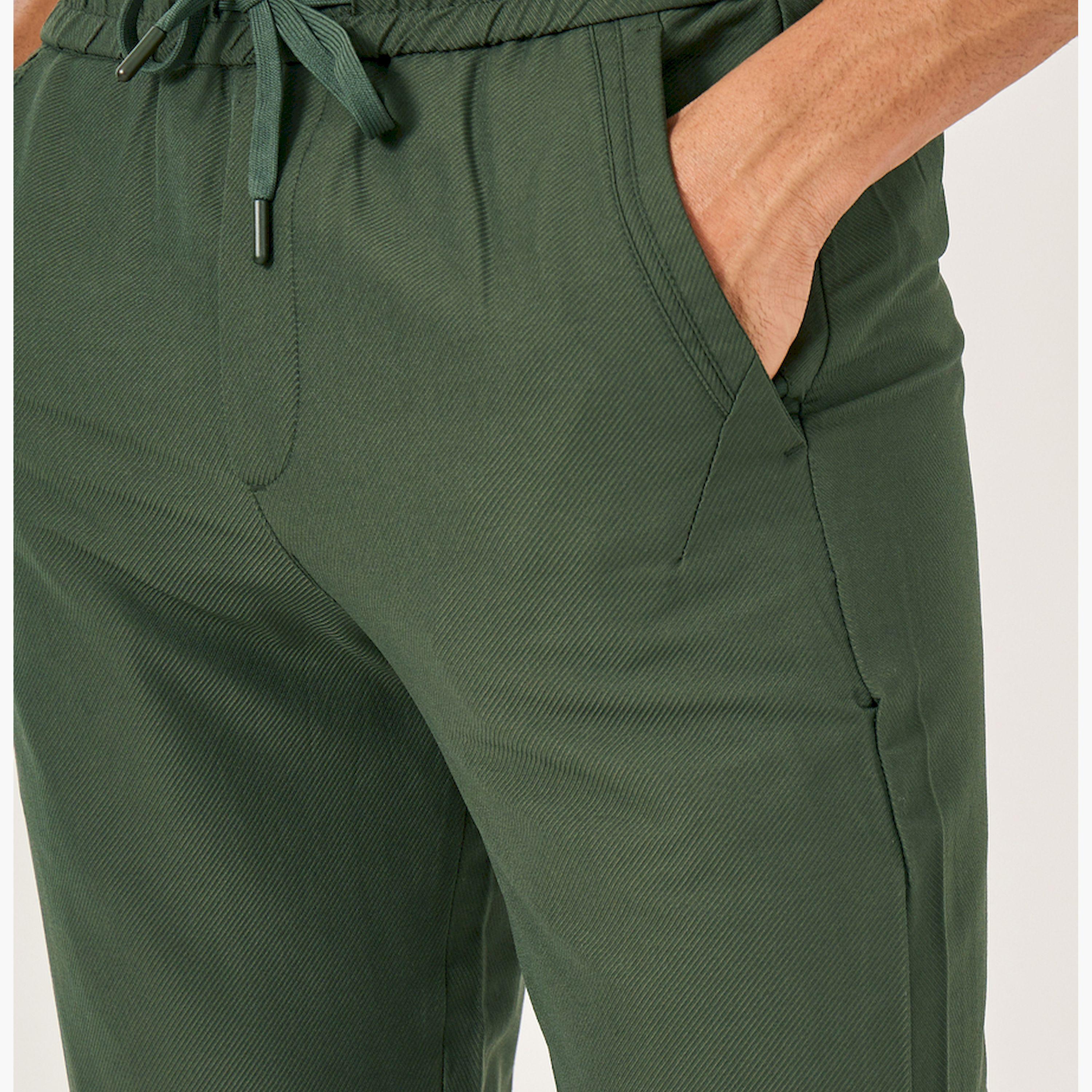 فورت كولينز × ستايلي - بنطال رجالي بقصة مستقيمة مع خصر برباط-men-clothing-bottoms-trousersandchinos-trousers-image-3