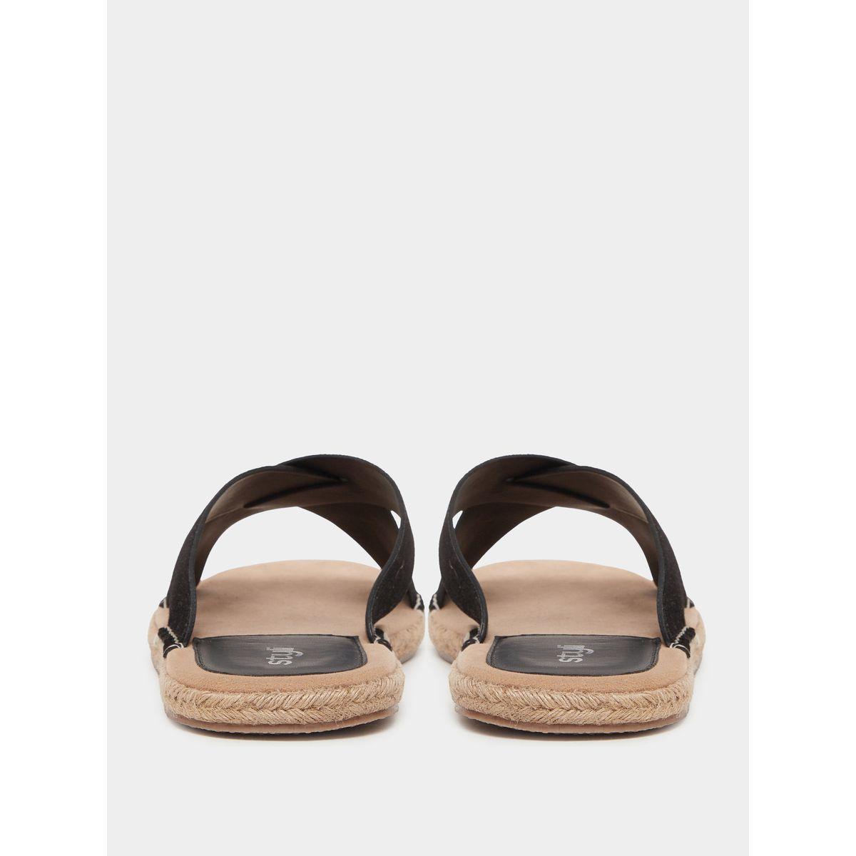Styli Cross Strap Jute Espadrille Sandals-men-shoes-sandals-image-4