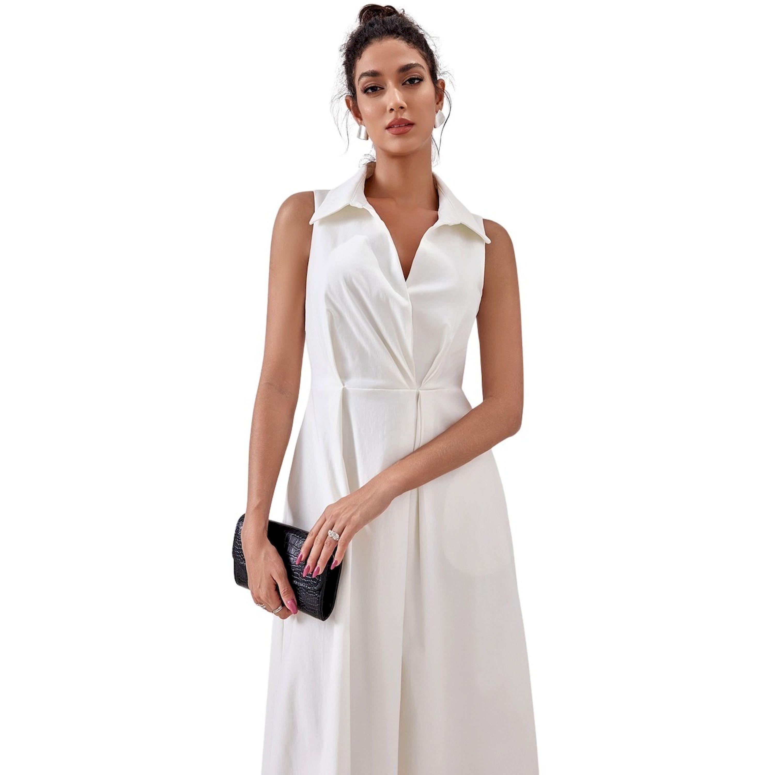 فستان ميدي سادة بلا أكمام-women-clothing-dresses-image-3