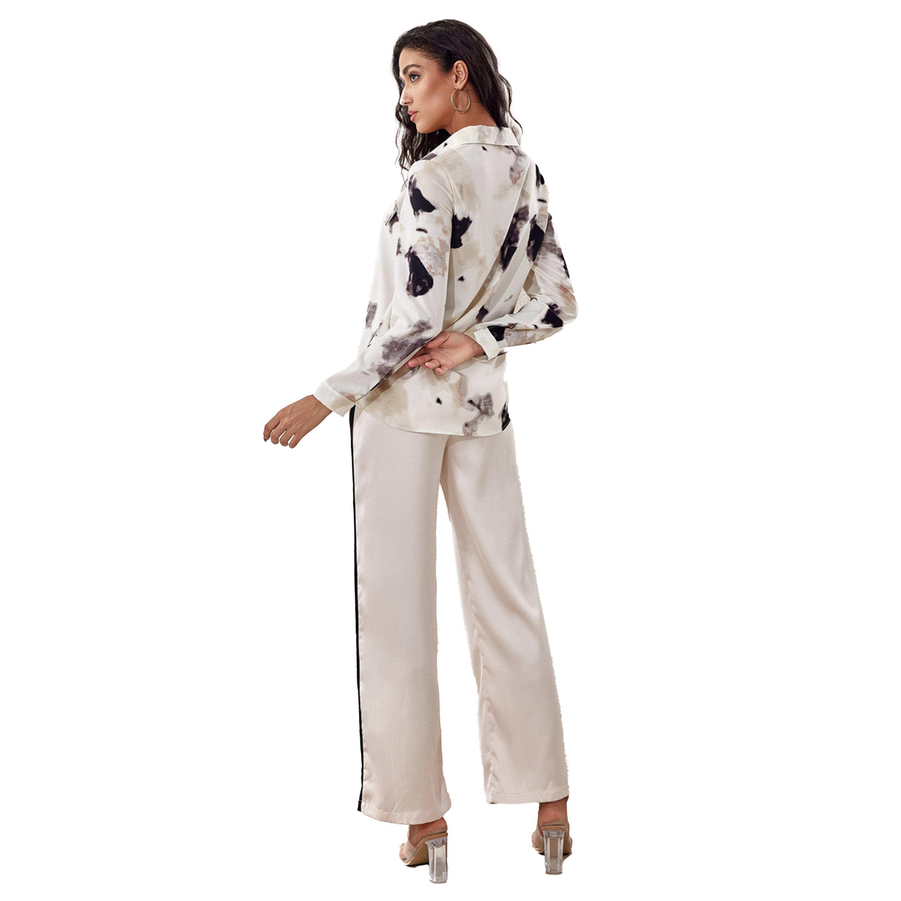 Take Two Printed Spread Collar Shirt with Pockets-women-clothing-shirtsandblouses-shirts-image-2