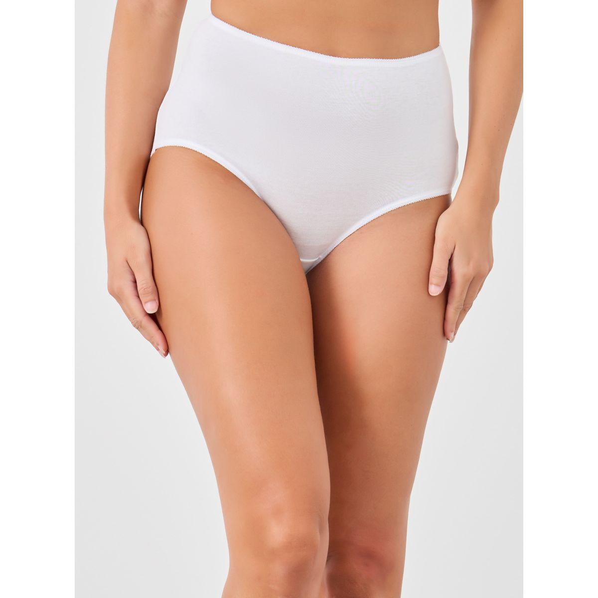 Styli Pack of 5 - Solid Elasticated Waistband Full Briefs-women-clothing-lingerie-panties-image-6