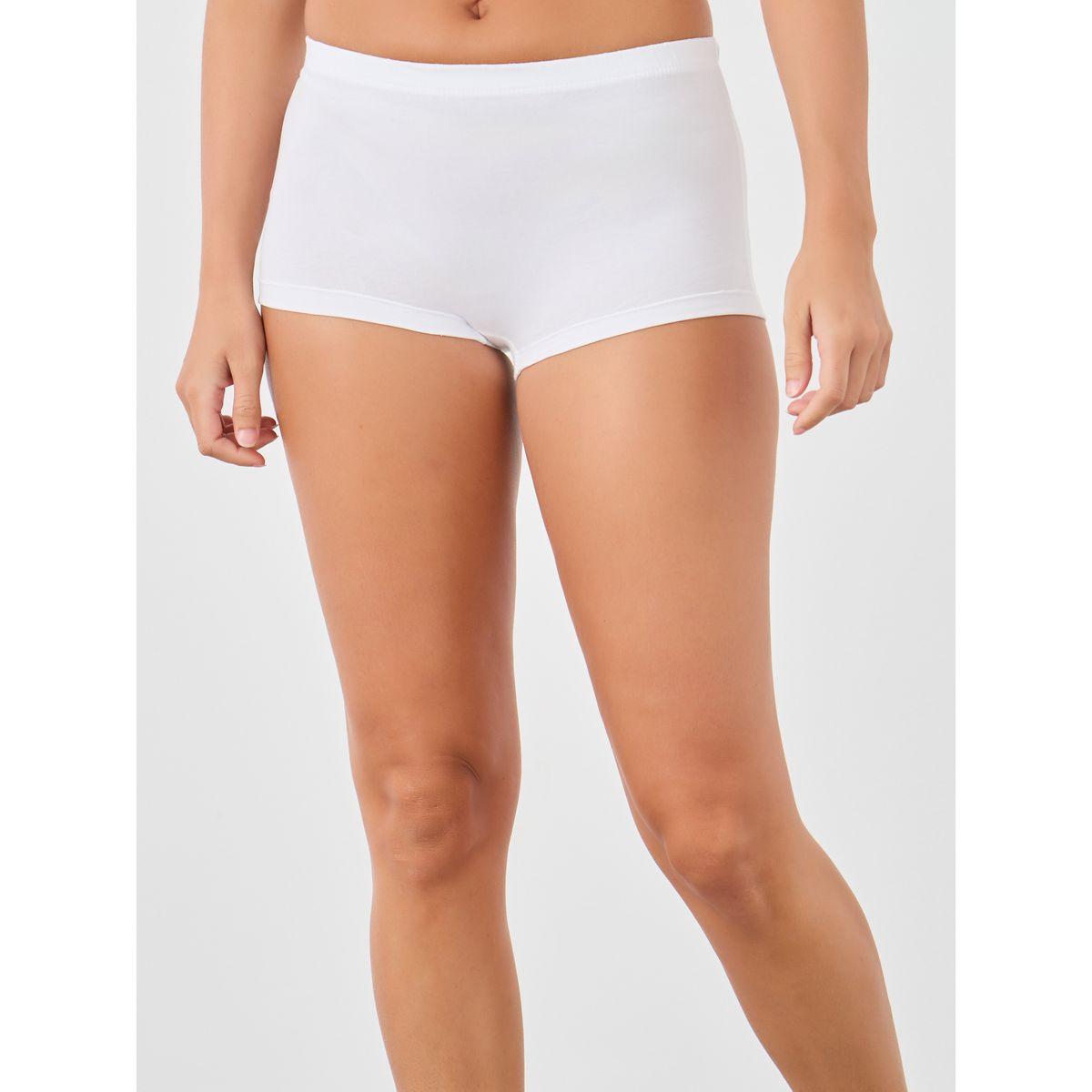 Styli Pack of 4 - Solid Elasticated Waistband Boyshorts-women-clothing-lingerie-panties-image-7