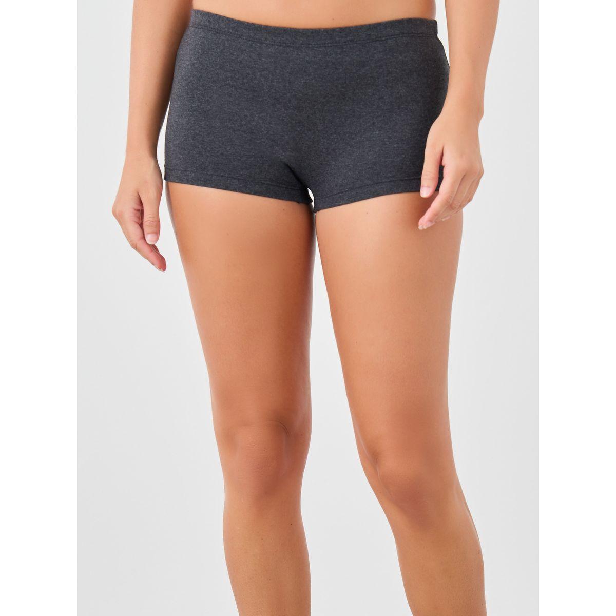 Styli Pack of 4 - Solid Elasticated Waist Boyshorts-women-clothing-lingerie-panties-image-5