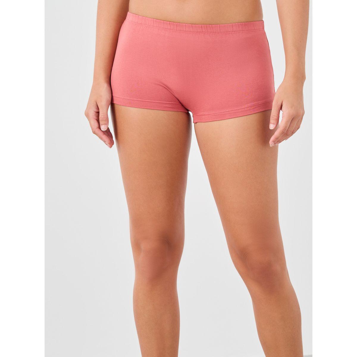 Styli Pack of 4 - Solid Elasticated Waist Boyshorts-women-clothing-lingerie-panties-image-6