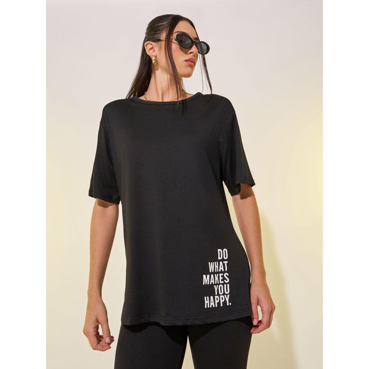 Styli Slogan Printed Short Sleeve T-Shirt and Leggings Co-Ords-women-clothing-coordsets-image-3