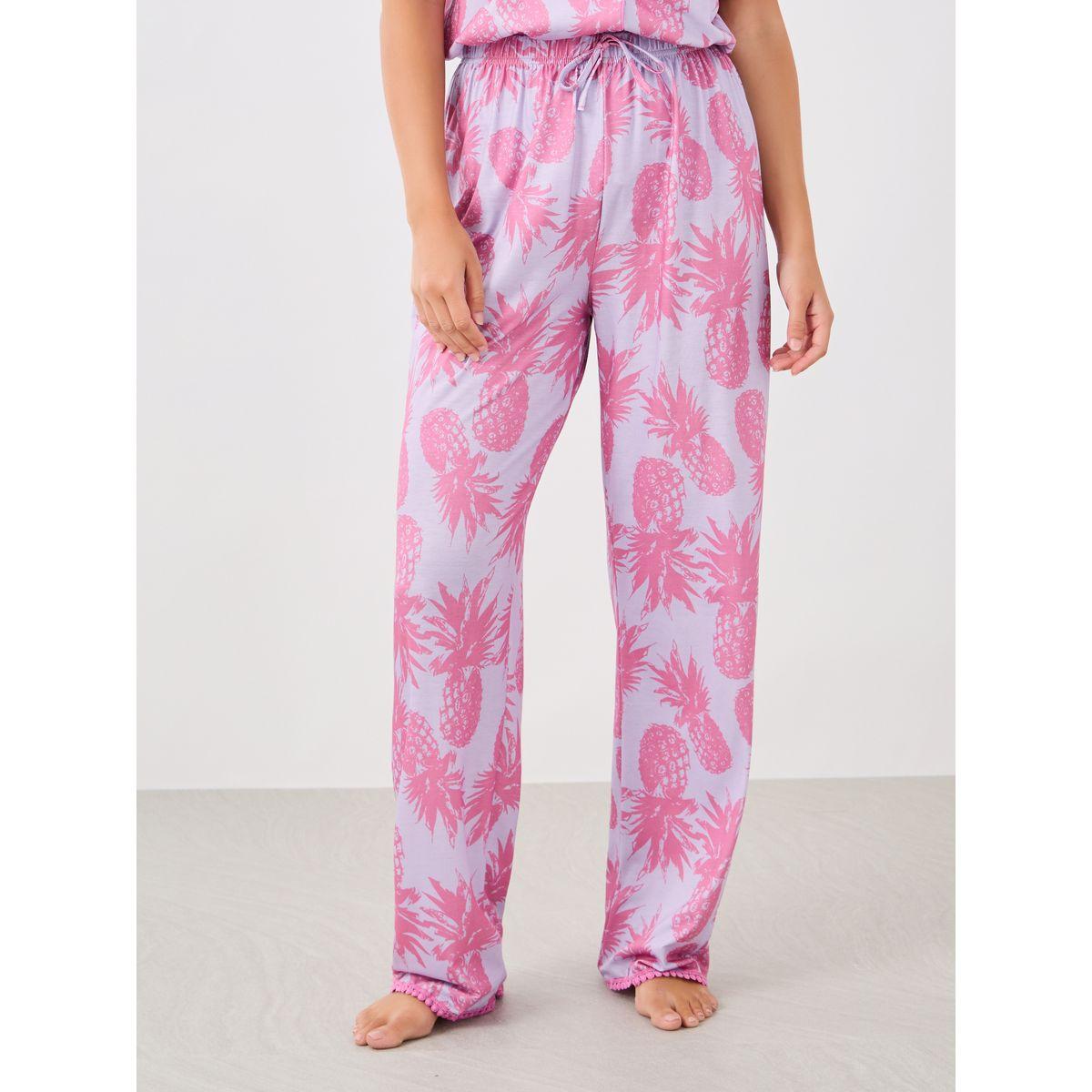 طقم بيجاما من بنطال وبلوزة بطبعات كاملة-women-clothing-nightwear-pyjamas-longsets-image-6