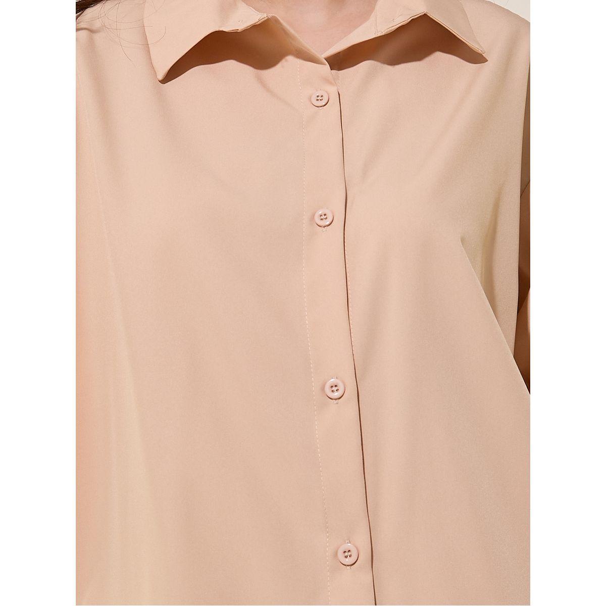 Styli Solid Long Sleeve Shirt and Pants Co-Ords-women-clothing-coordsets-image-3