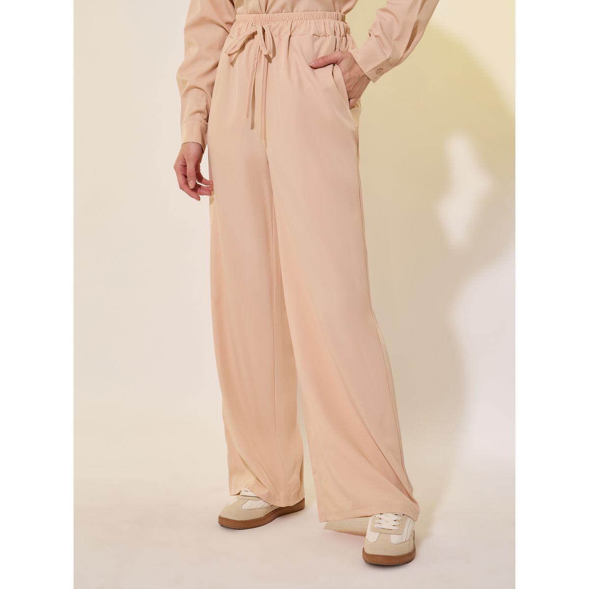 Styli Solid Long Sleeve Shirt and Pants Co-Ords-women-clothing-coordsets-image-4
