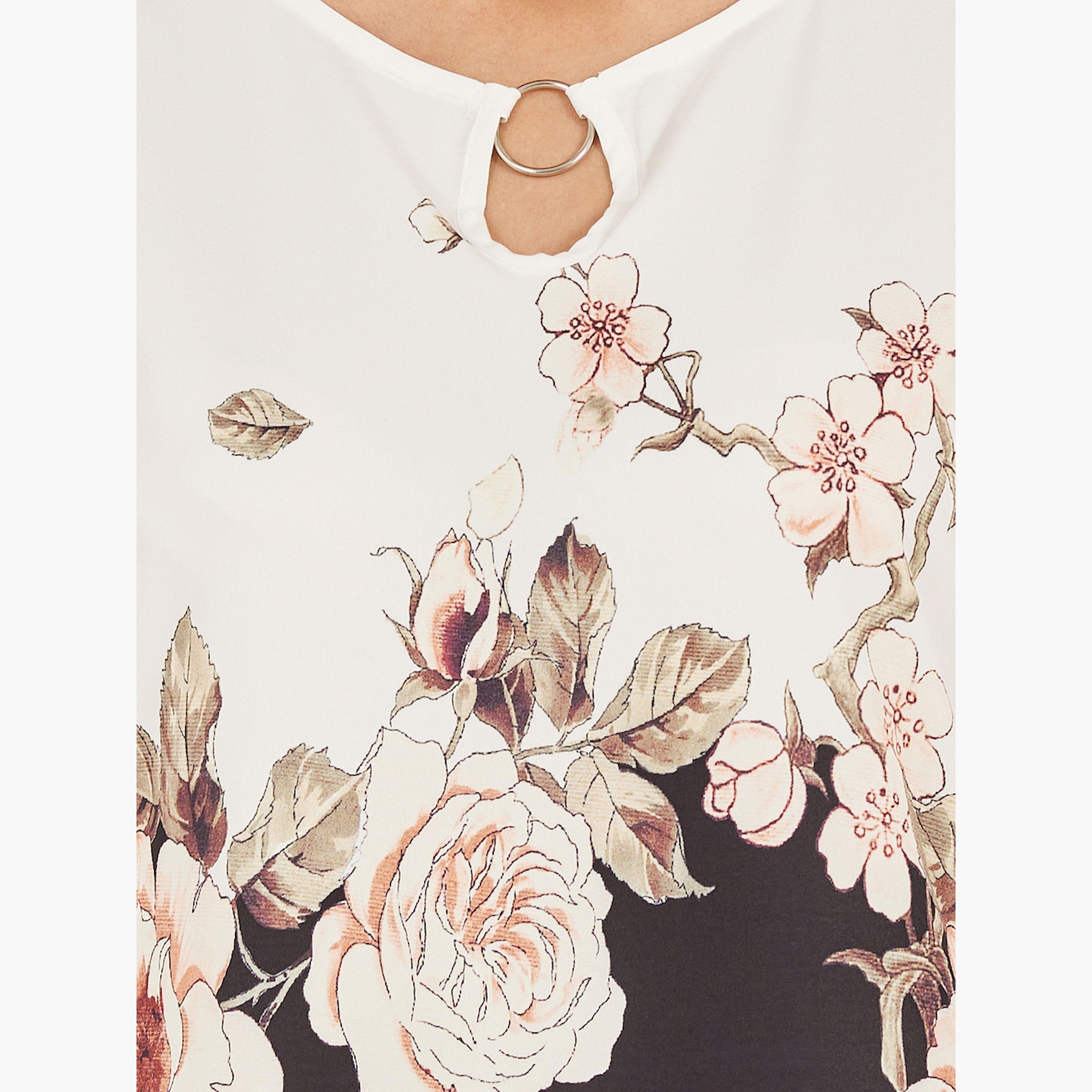 ستايلي - فستان ماكسي بدون أكمام بطبعة زهور-women-clothing-dresses-image-4