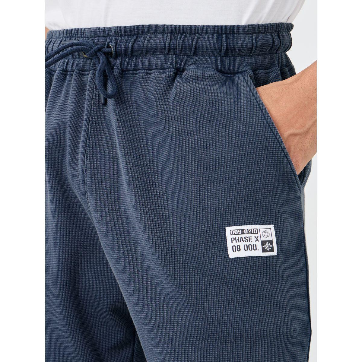 Styli Badge Detail Oversize Joggers with Drawstring-men-clothing-bottoms-joggers-image-3