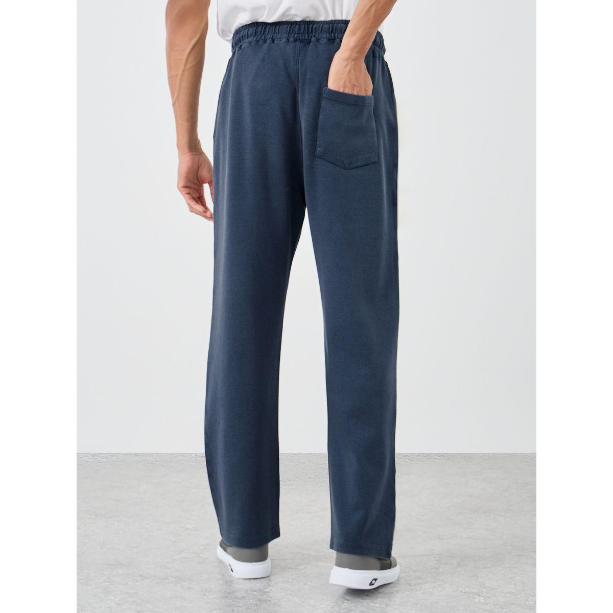 Styli Badge Detail Oversize Joggers with Drawstring-men-clothing-bottoms-joggers-image-4