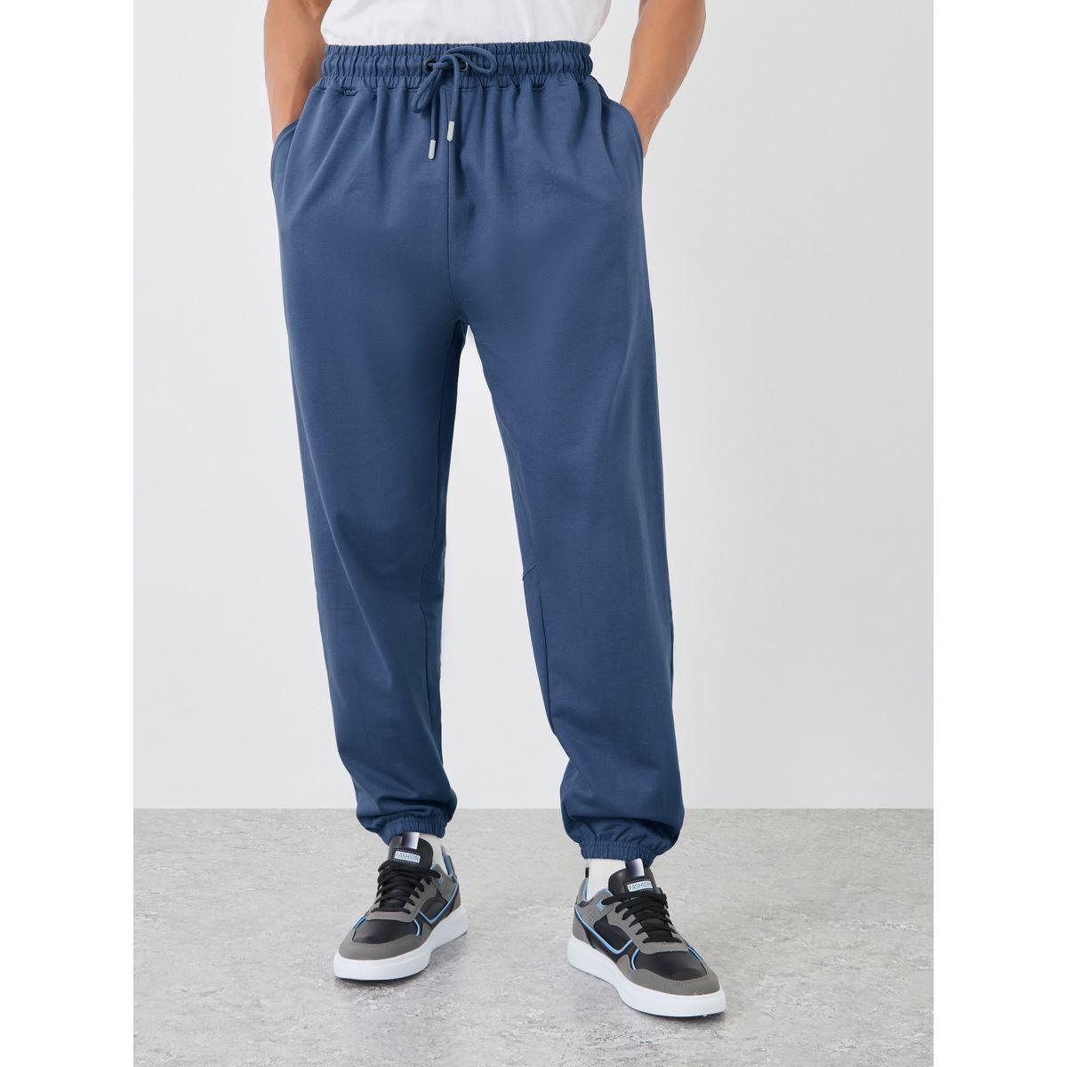 Styli Slogan Print Oversize Joggers with Drawstring-men-clothing-bottoms-joggers-image-3
