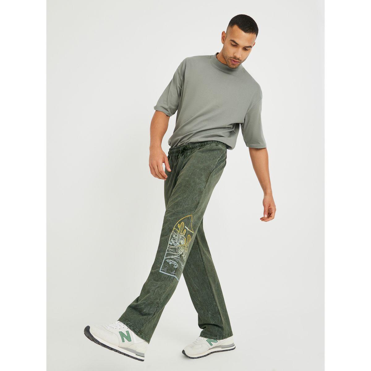 Styli Placement Print Acid Wash Oversize Joggers-men-clothing-bottoms-joggers-image-2