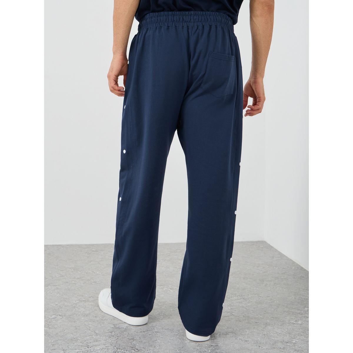 Styli Embroidered Logo Oversized Joggers with Drawstring-men-clothing-bottoms-joggers-image-4