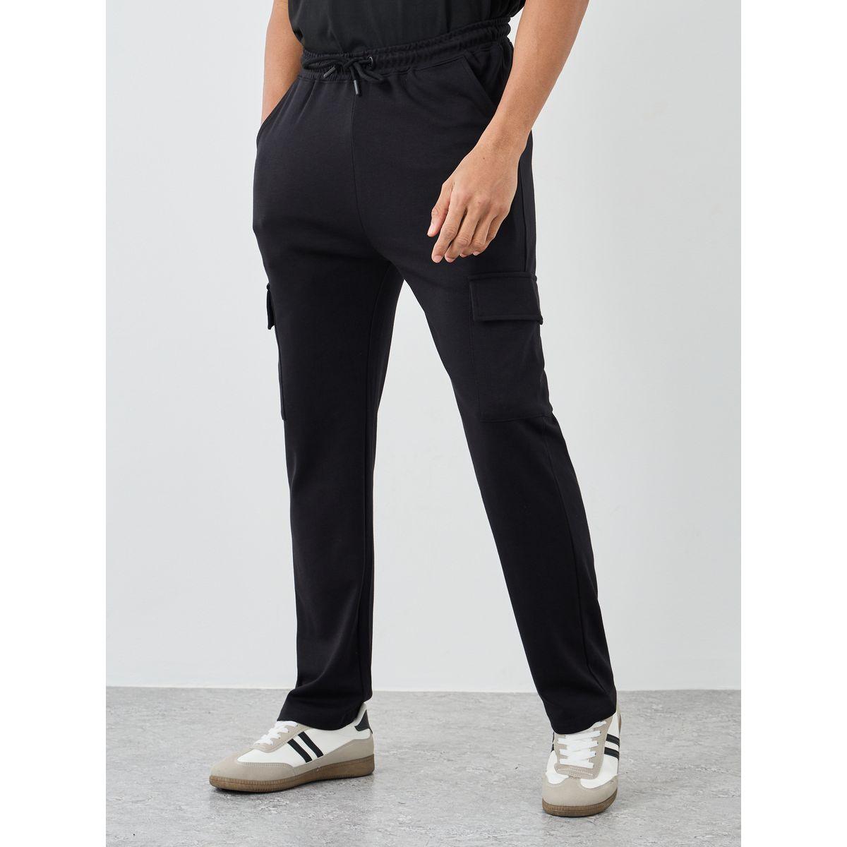 بنطال جوغر بقصة أرجل مستقيمة مع تفاصيل جيوب-men-clothing-bottoms-joggers-image-1