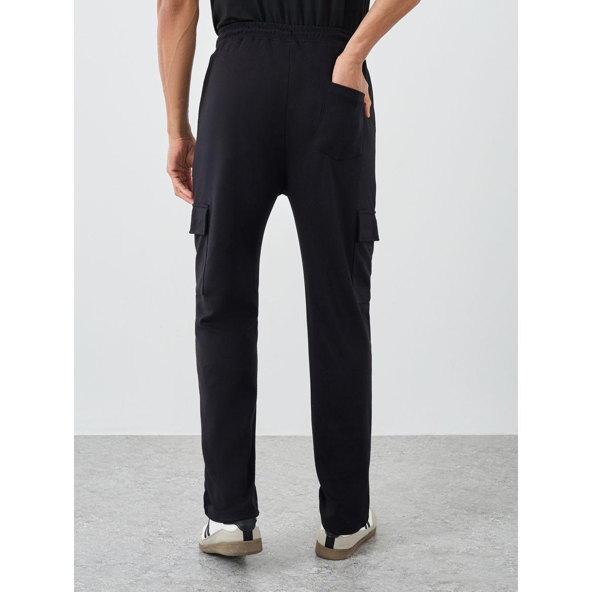 بنطال جوغر بقصة أرجل مستقيمة مع تفاصيل جيوب-men-clothing-bottoms-joggers-image-4