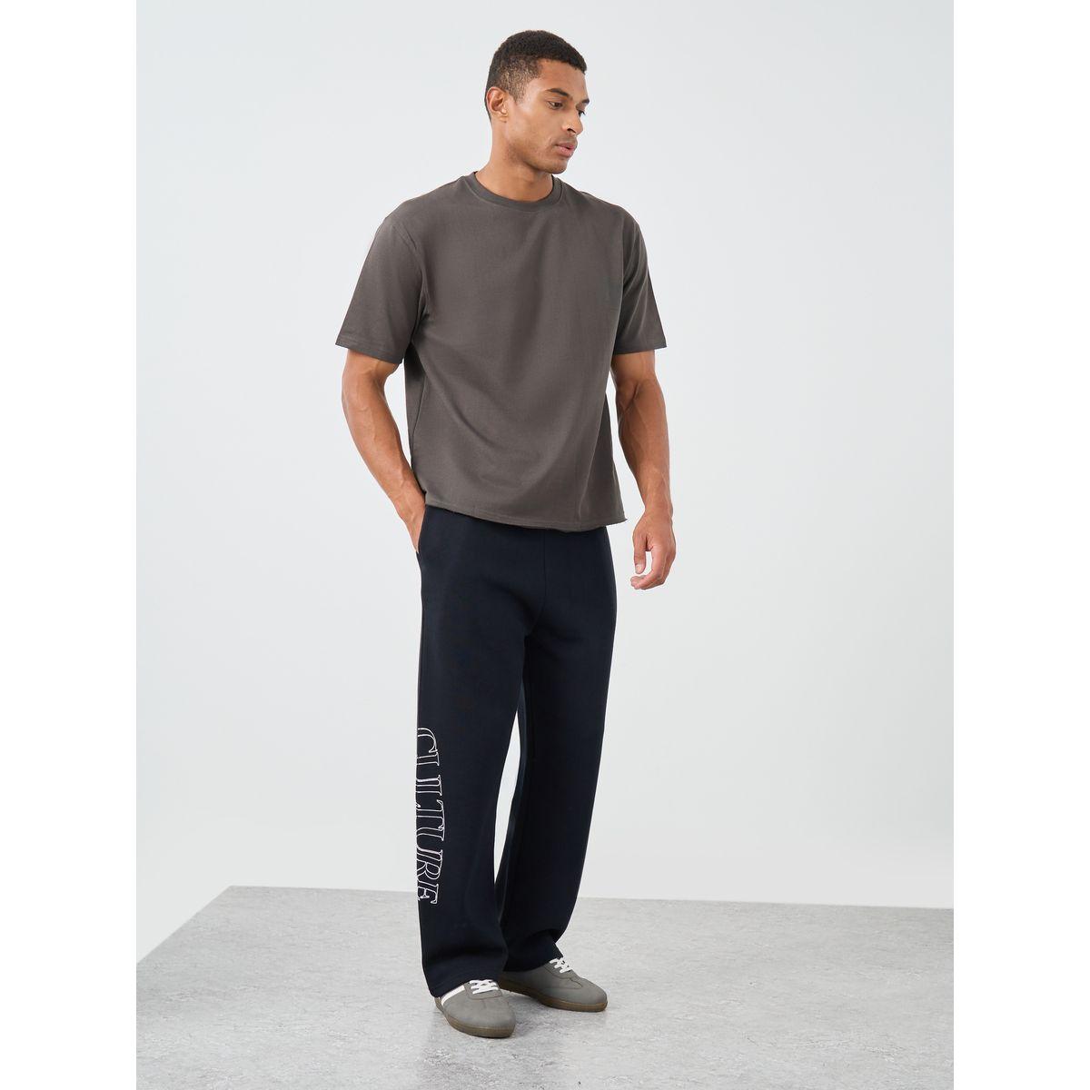 Styli Slogan Print Oversized Joggers-men-clothing-bottoms-joggers-image-2