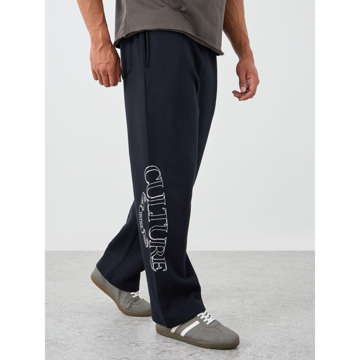 Styli Slogan Print Oversized Joggers-men-clothing-bottoms-joggers-image-3