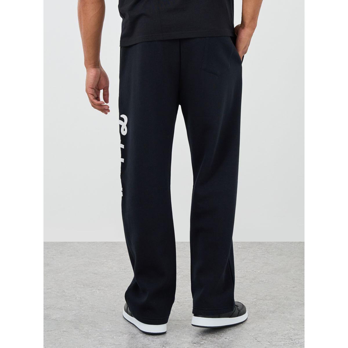 Styli Slogan Applique Detail Twill Oversized Joggers-men-clothing-bottoms-joggers-image-5