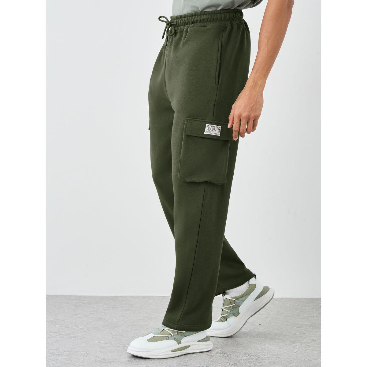 Styli Badge Detail Cargo Pocket Oversized Joggers-men-clothing-bottoms-joggers-image-1