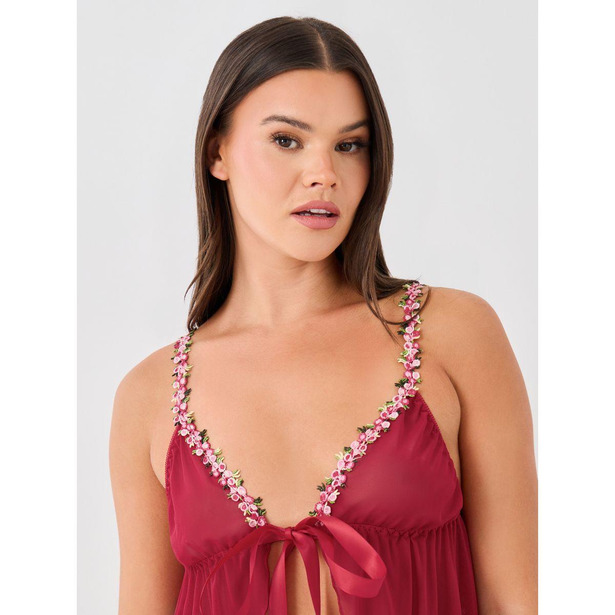 بيبي دول بتفاصيل دانتيل مع سروال داخلي-women-clothing-lingerie-babydollsandbodysuits-image-3