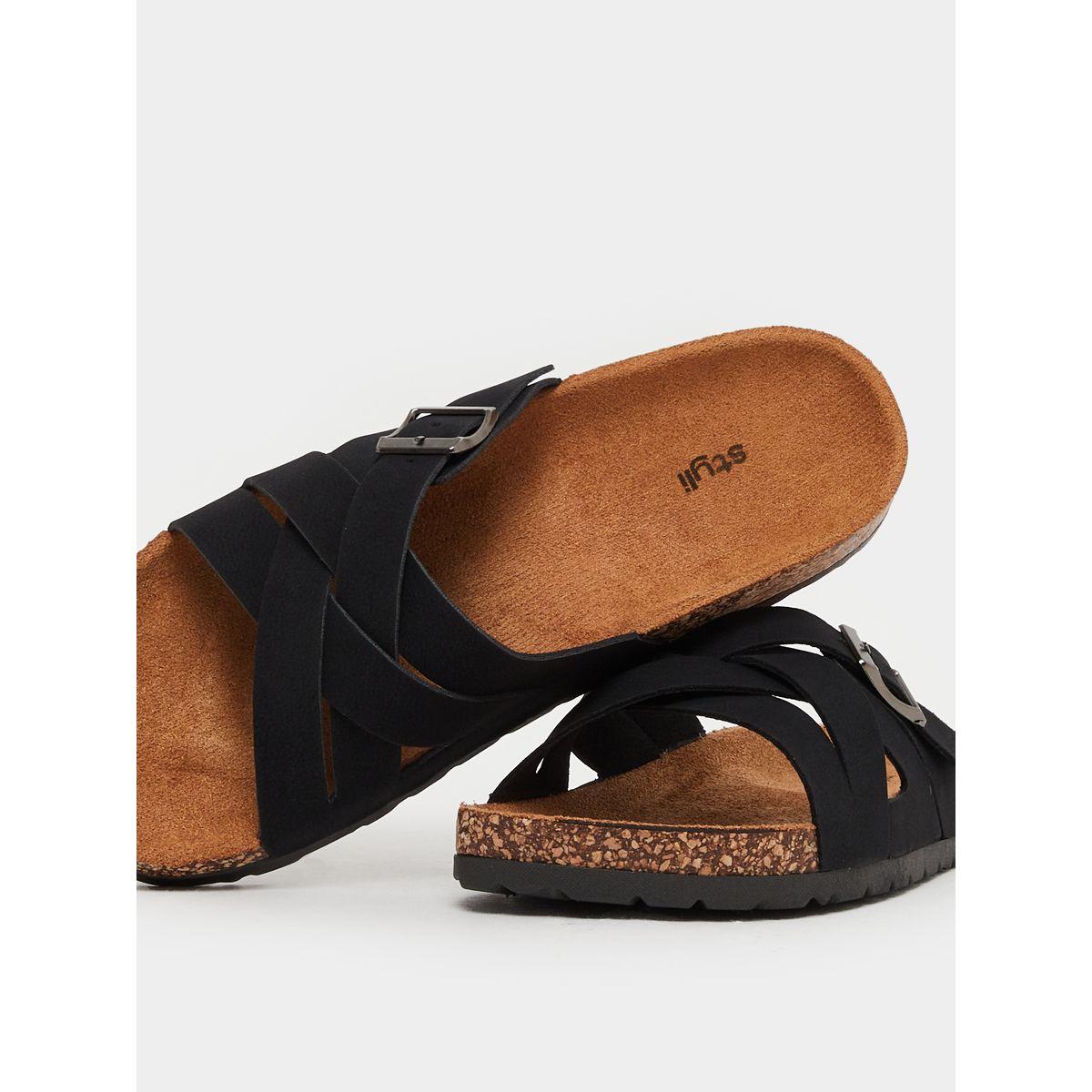 صندل مريح بمقدمة مفتوحة وإبزيم-women-shoes-sandals-flats-image-3